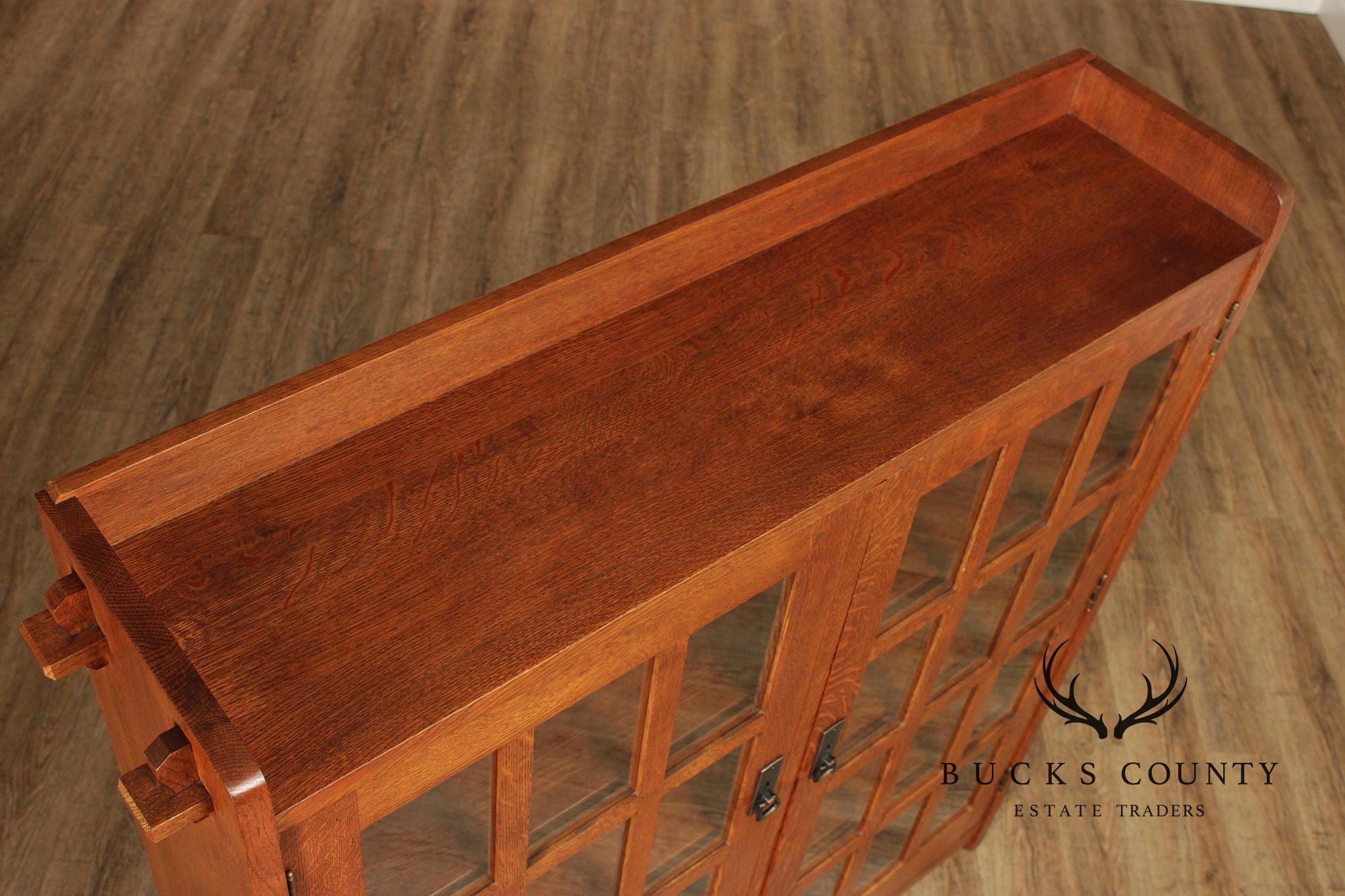 Stickley Mission Collection Oak Two Door Bookcase