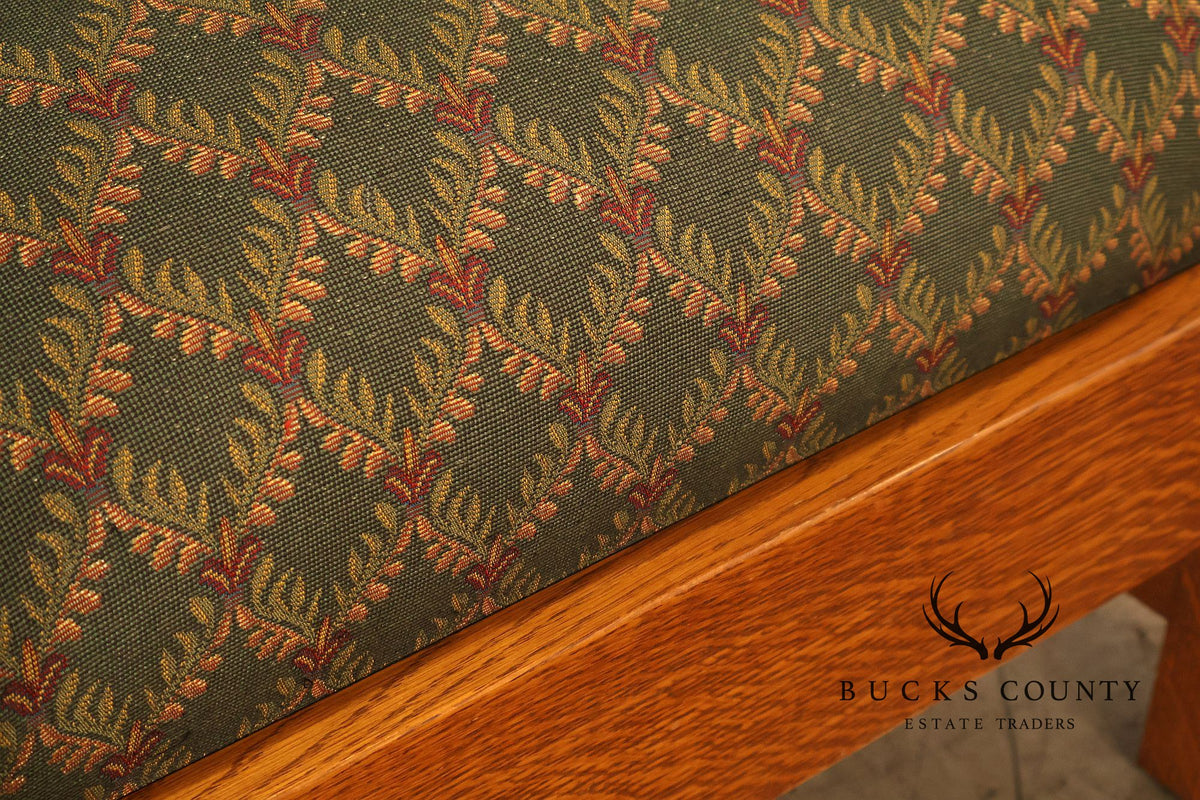 Stickley Mission Collection Oak Bent Arm Morris Chair