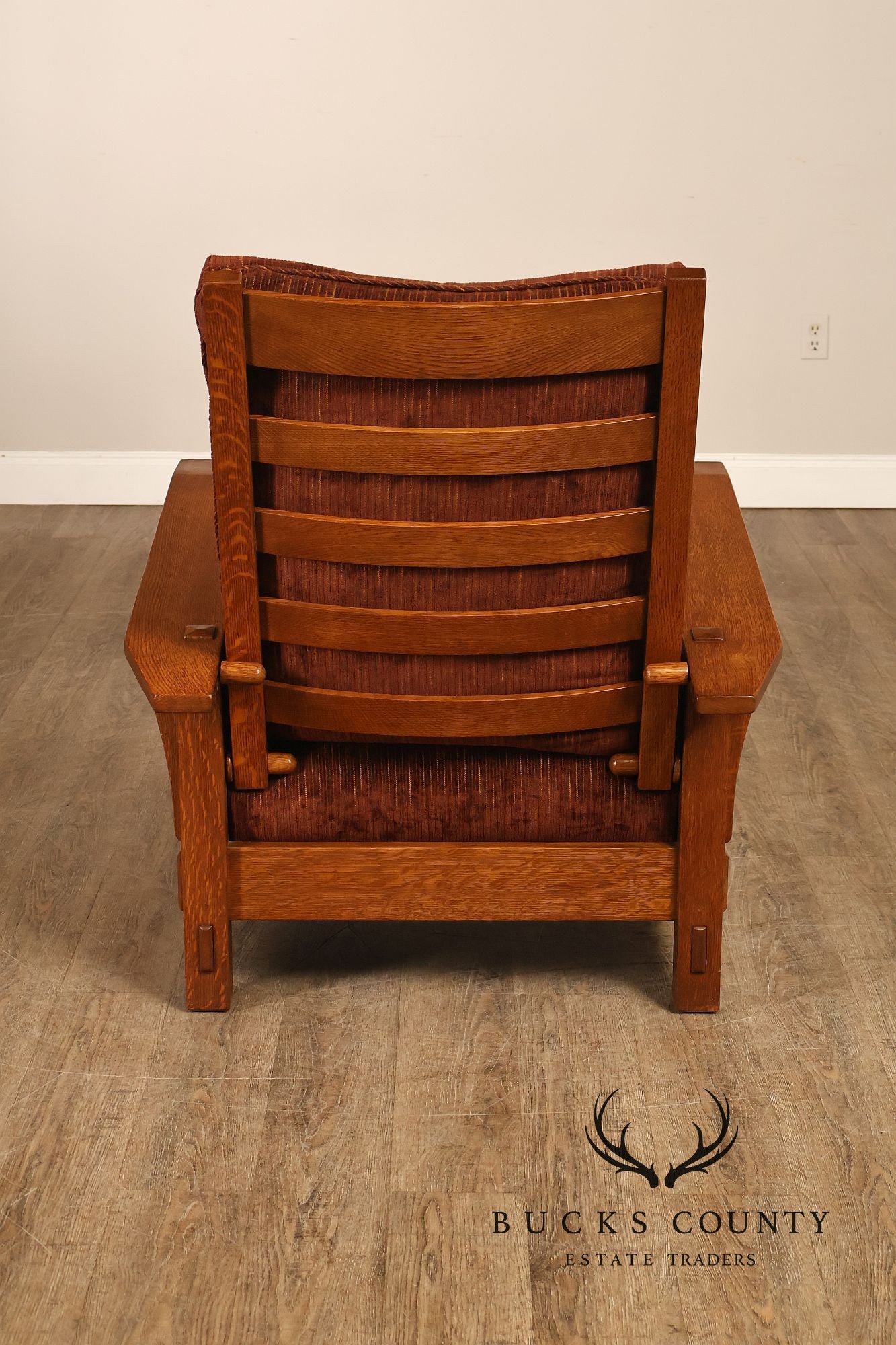 Stickley Mission Collection Oak Spindle Morris Chair