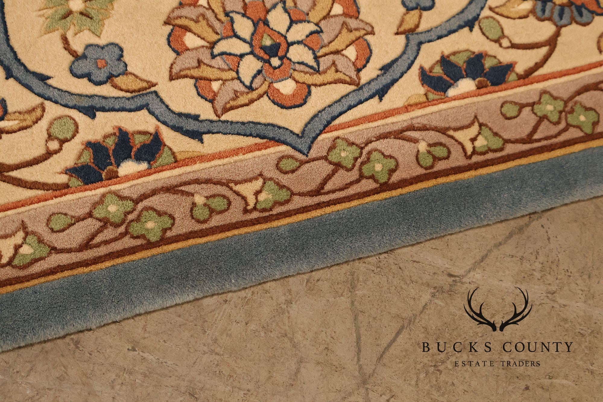 Persian Style Hand Knotted Wool Area Rug