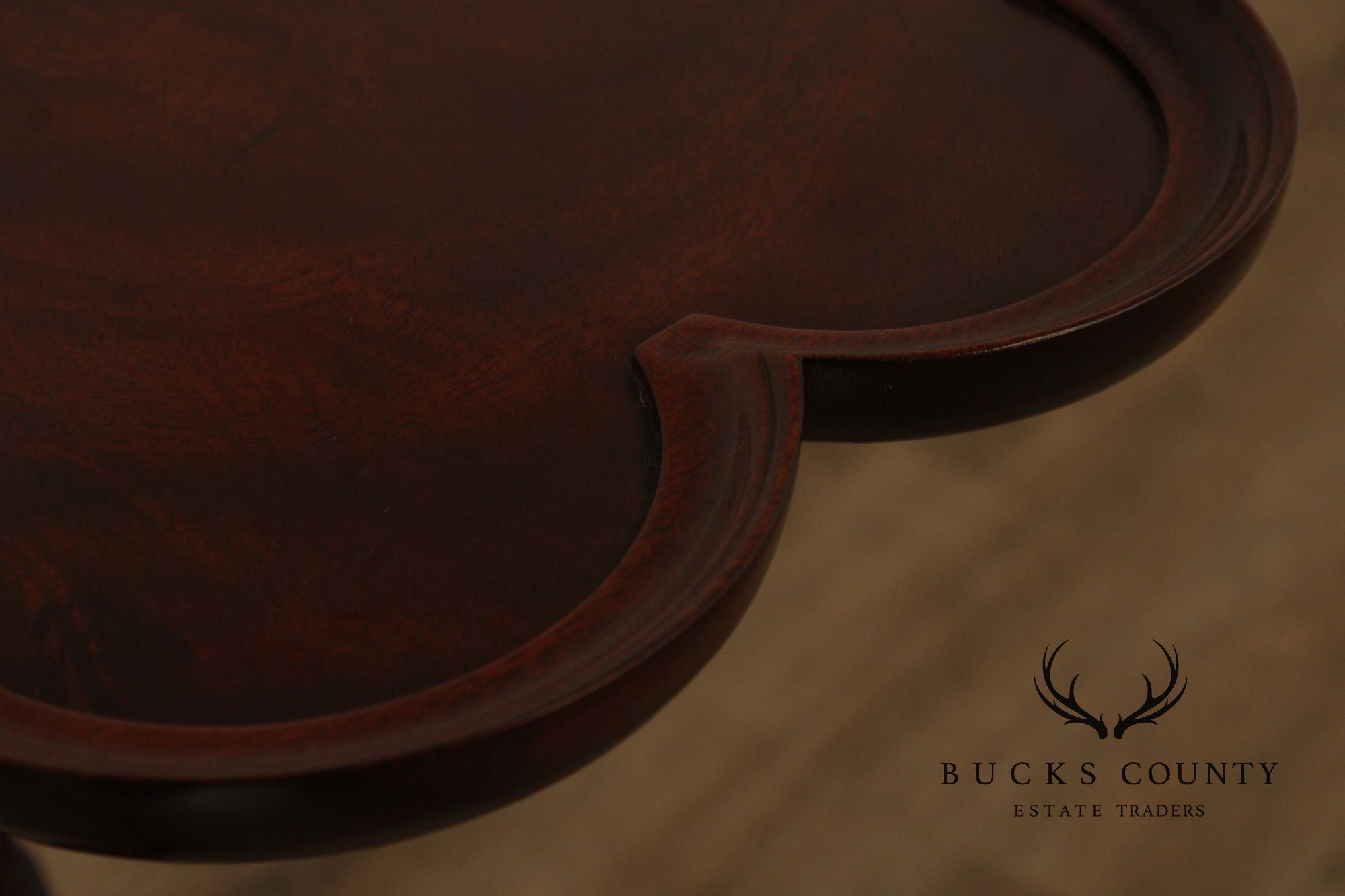 Baker Furniture Georgian Style Tilt Top Mahogany Tea Table
