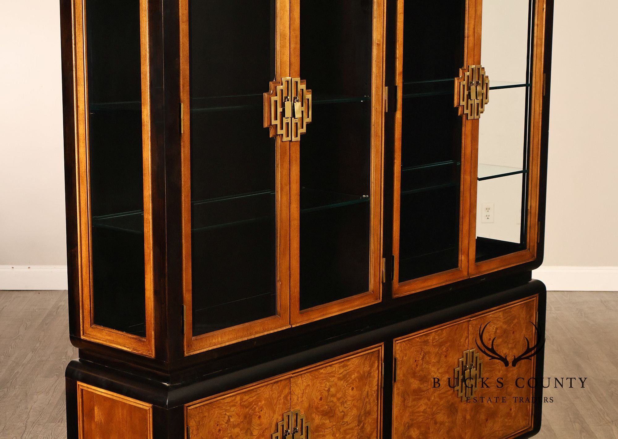 Century Furniture 'Chin Hua' Two Piece China Cabinet