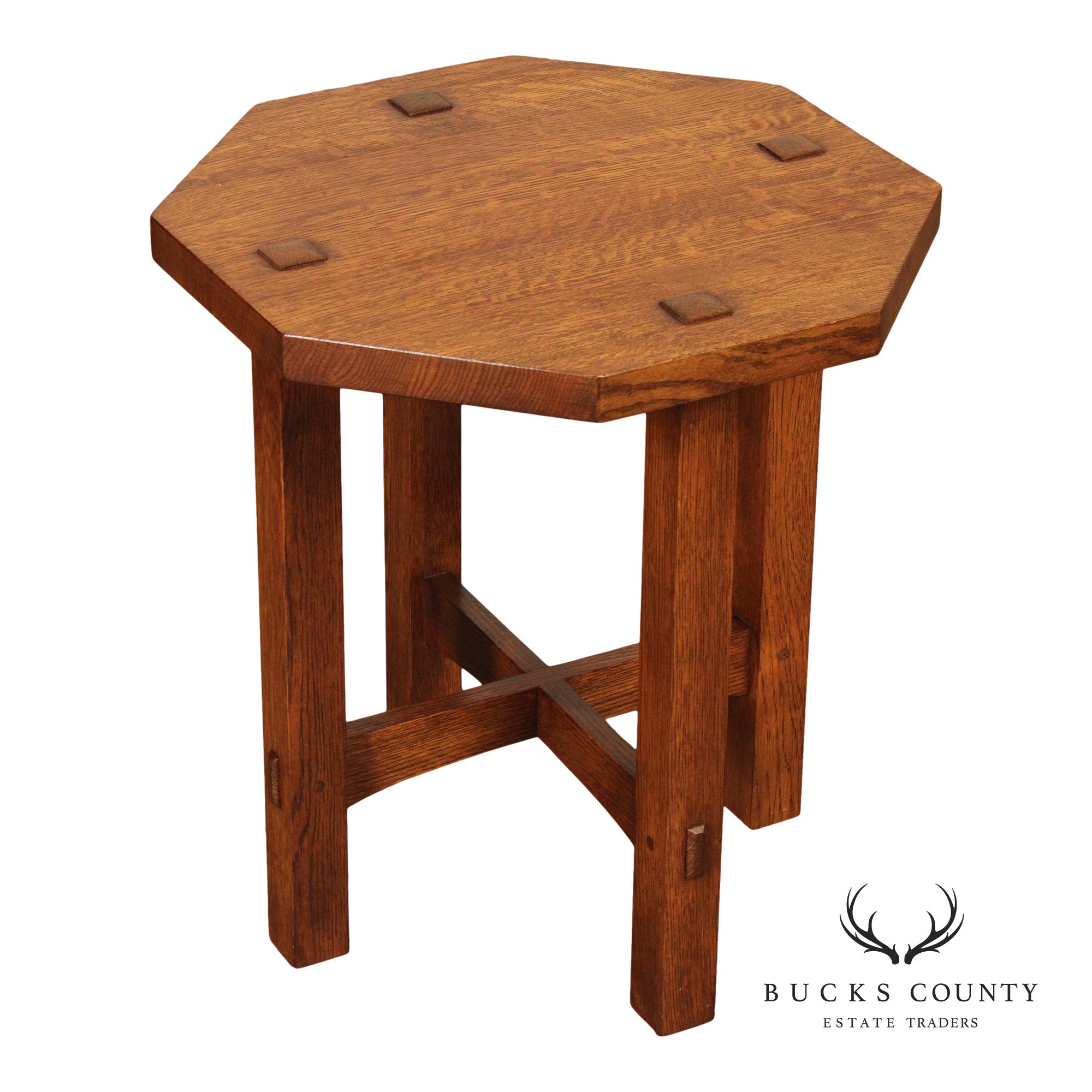 Stickley Mission Collection Oak Tabouret