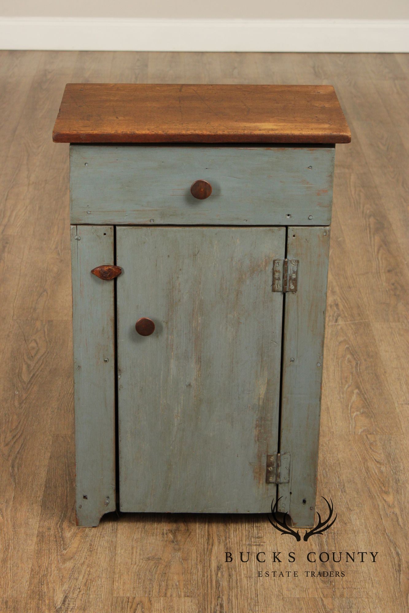 Primitive Style Painted Side Cabinet