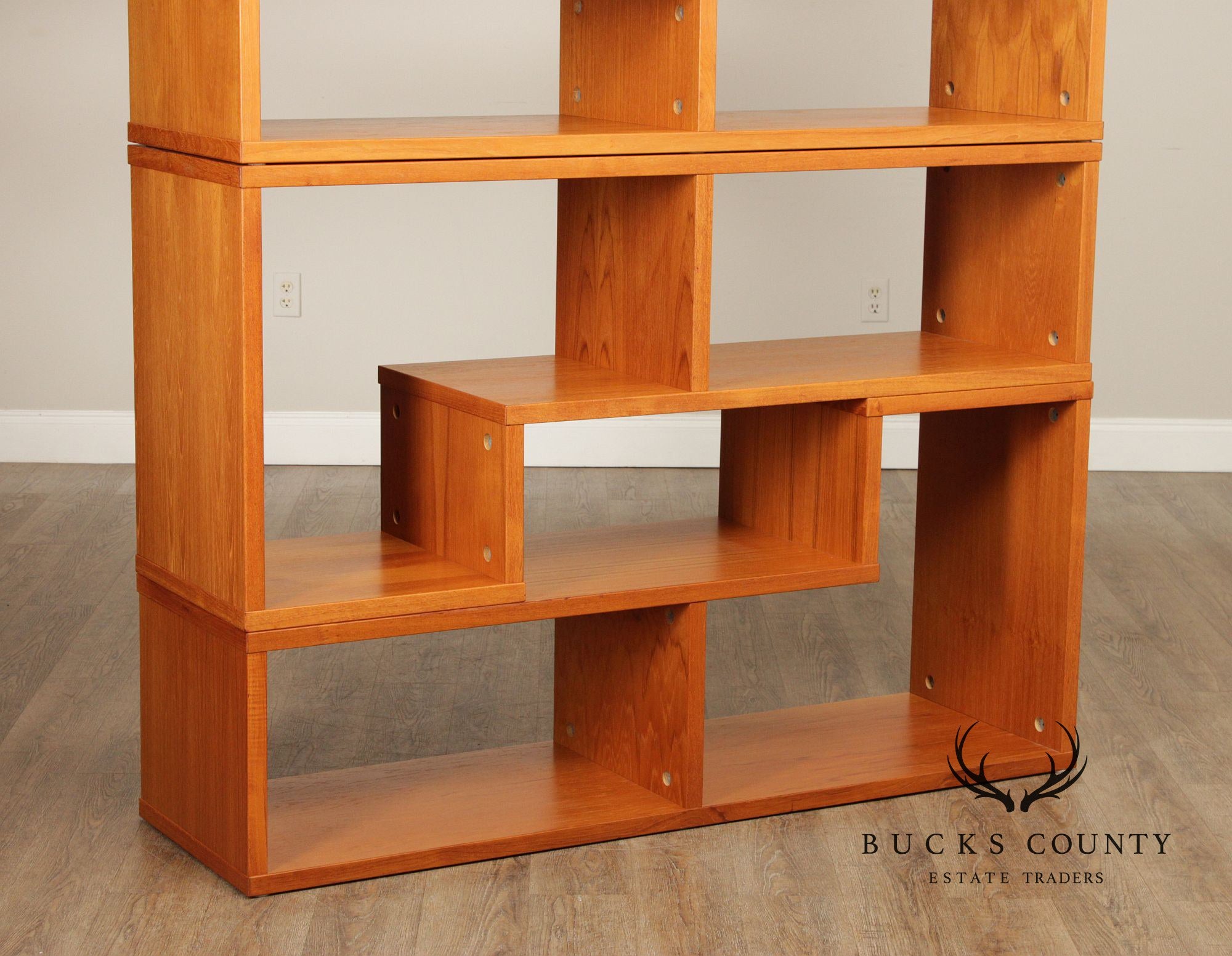 Danish Modern Teak Modular Bookcase