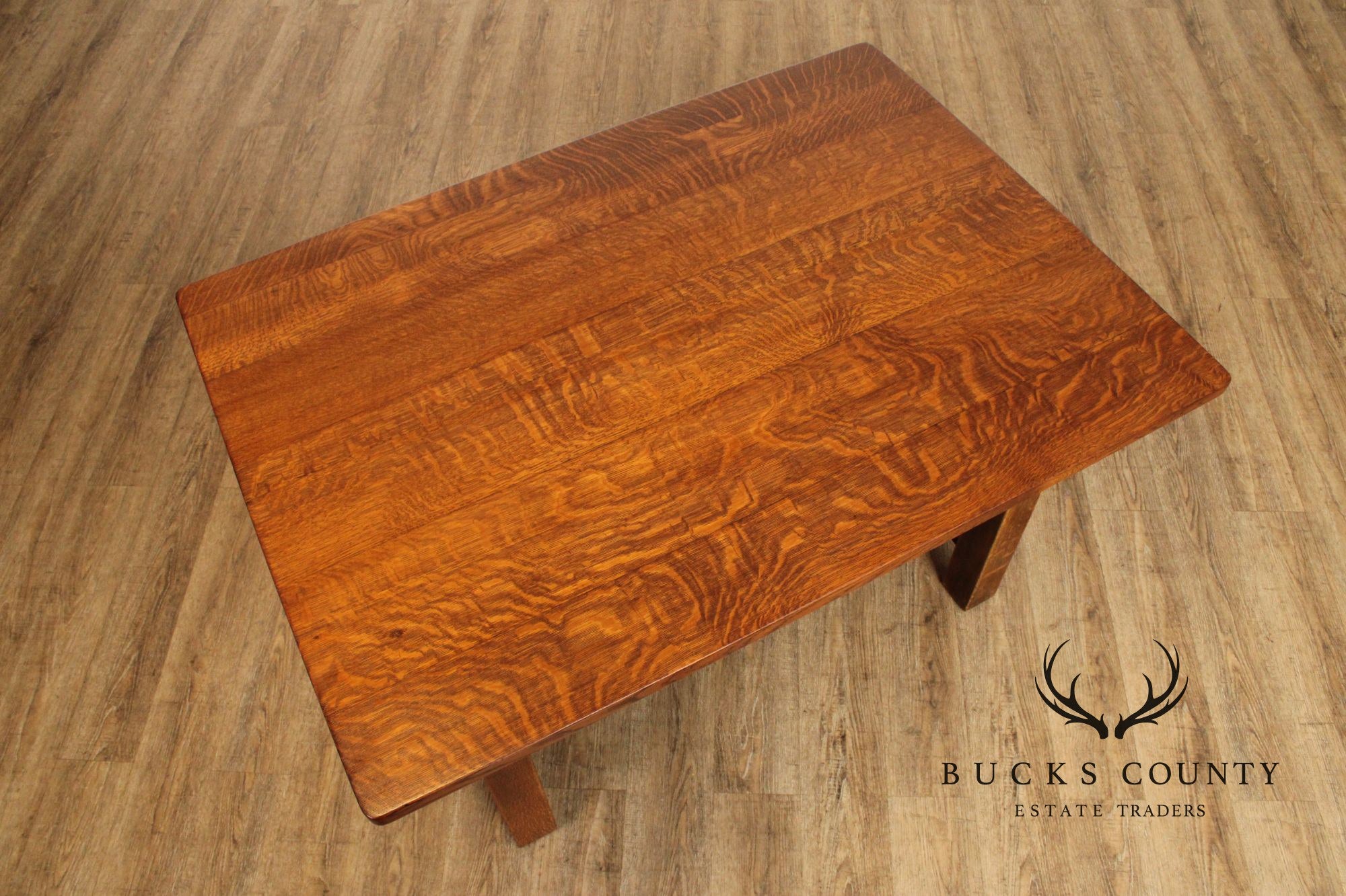 Limbert Antique Mission Oak Library Table