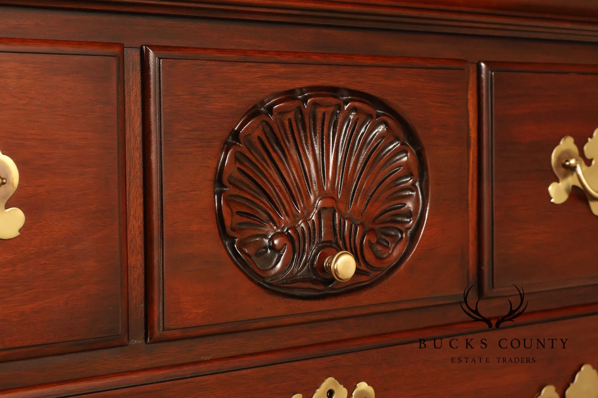 Henkel Harris Virginia Galleries Genuine Mahogany Highboy Chest