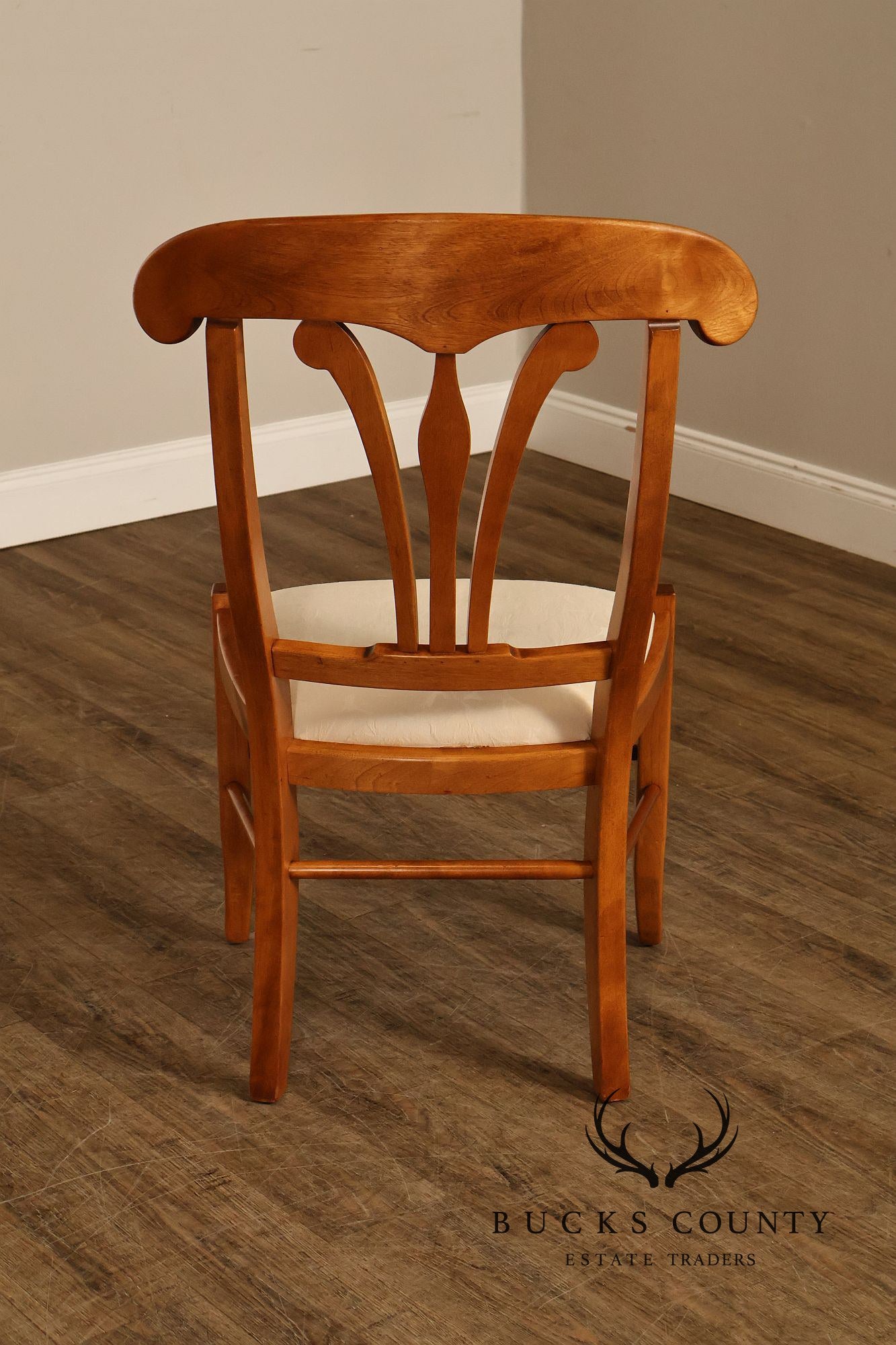 Nichols & Stone Set of 6 French Country Style Maple Dining Chairs