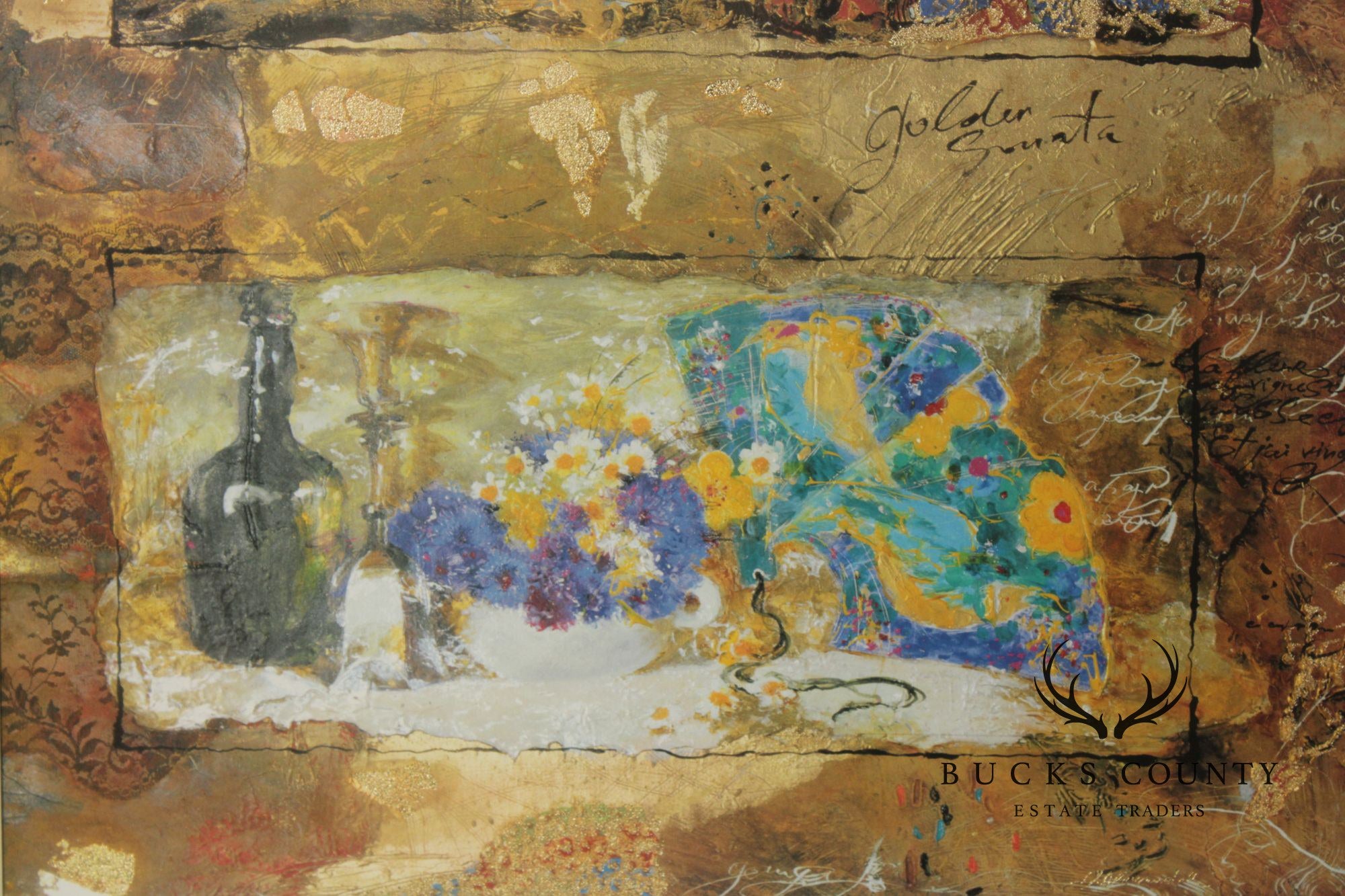 Alexander Wissotzky Framed Print, 'Golden Sonata'