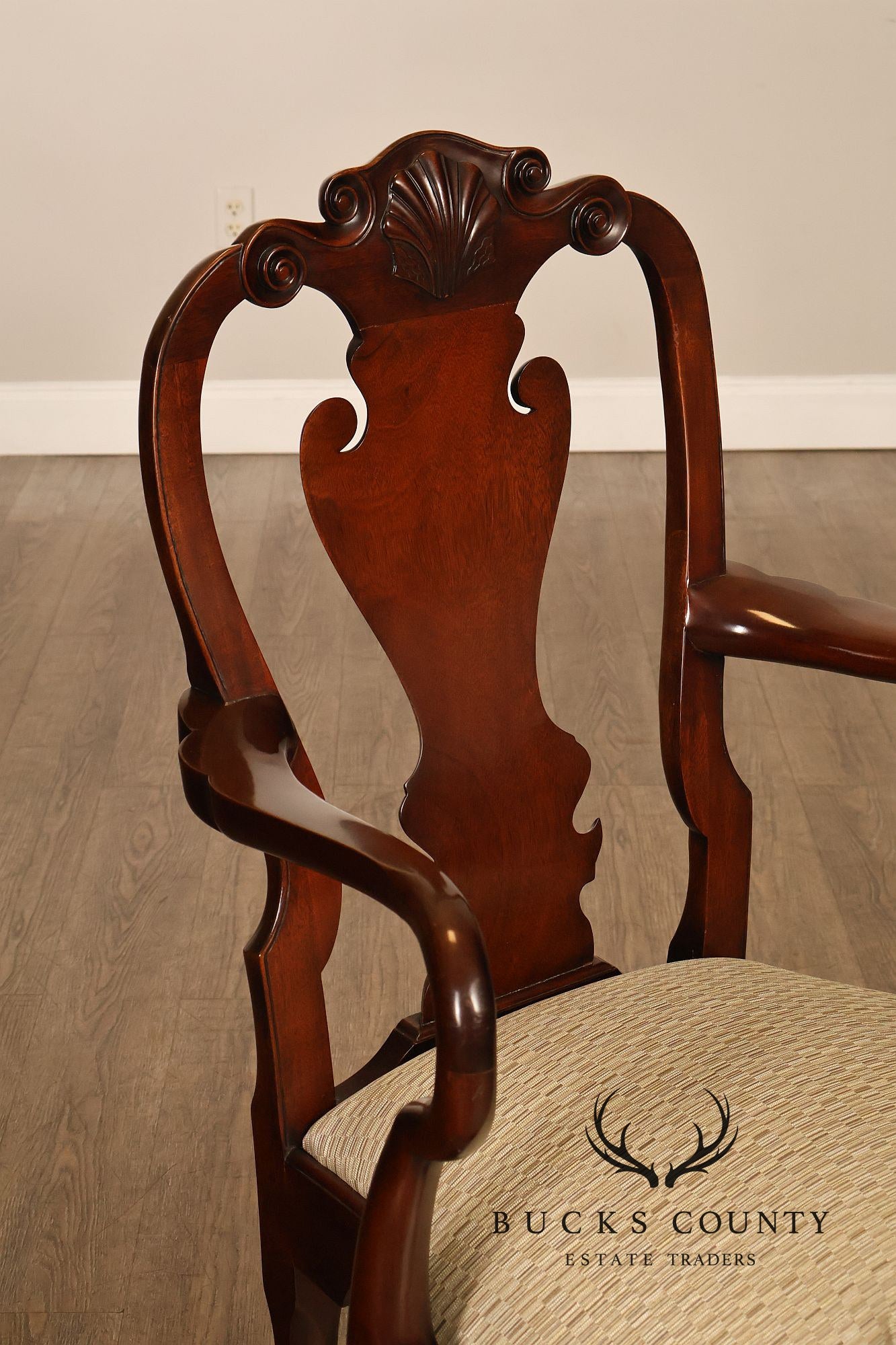 Kindel Winterthur Collection Pair of Mahogany Armchairs