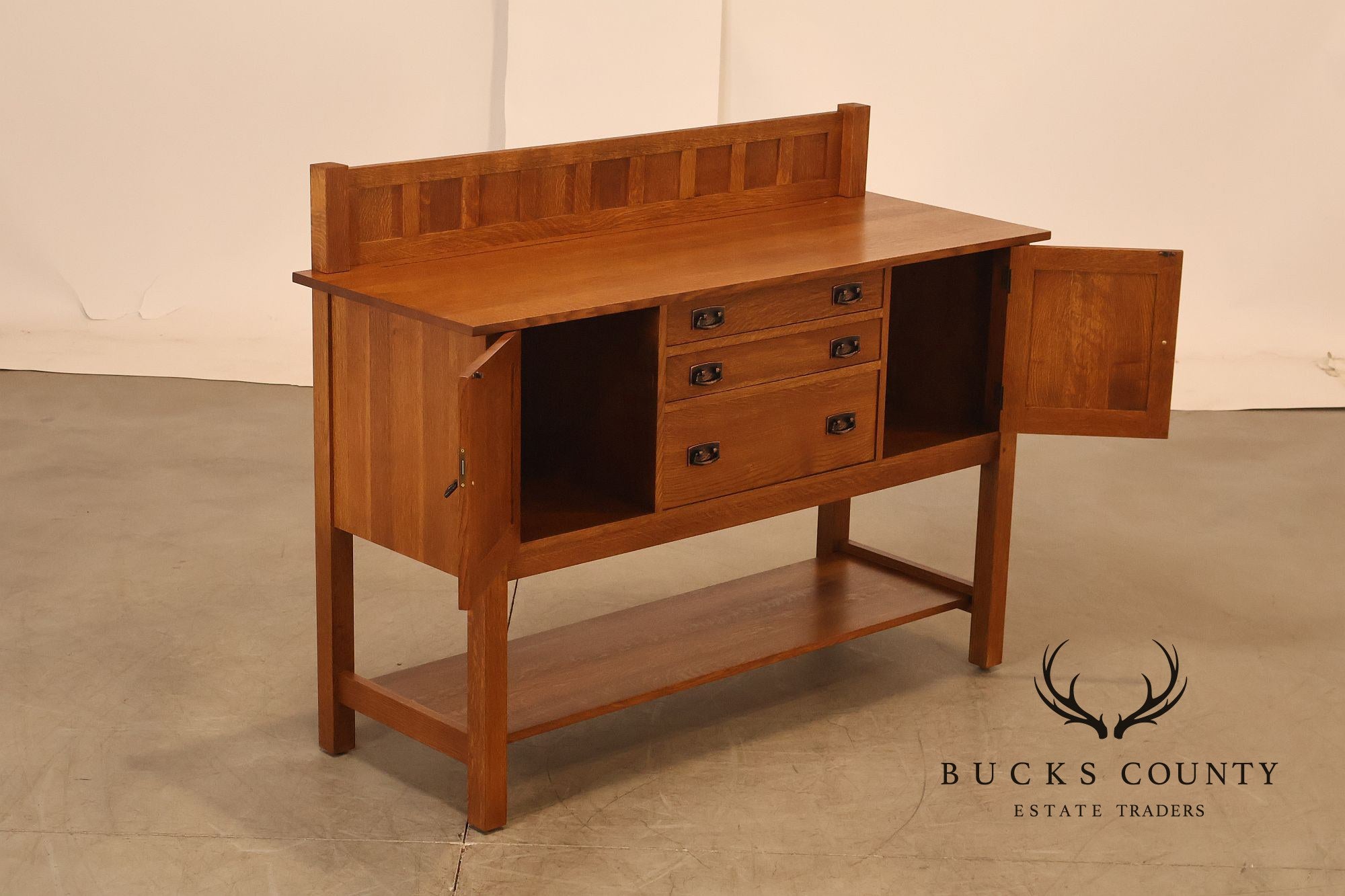 Stickley Mission Collection Oak Sideboard