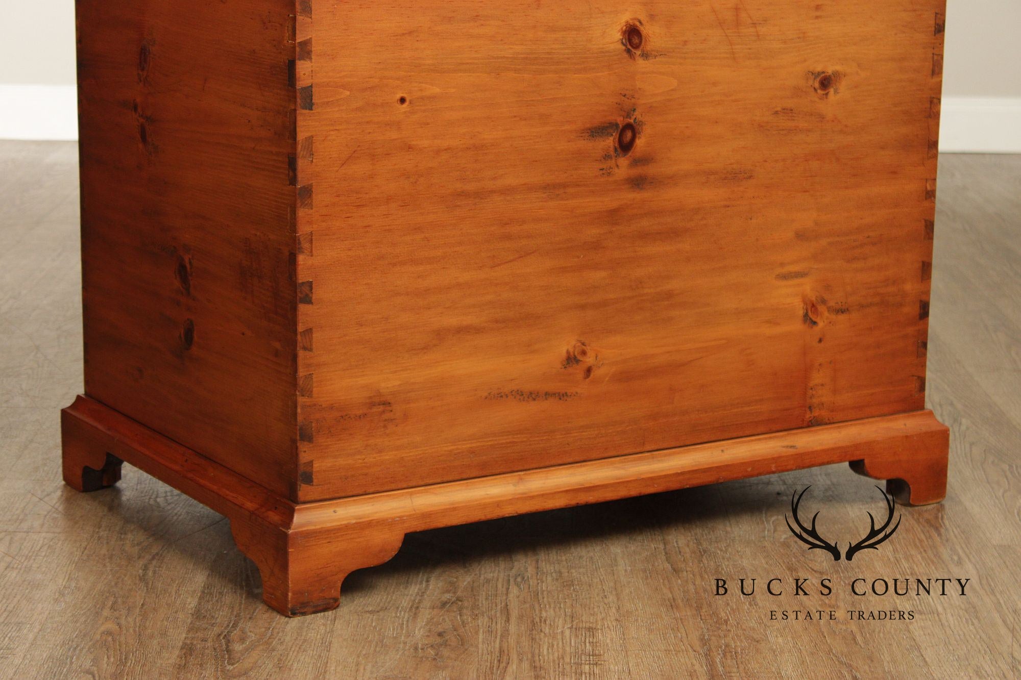 Georgian Style Dovetailed Pine Blanket Chest