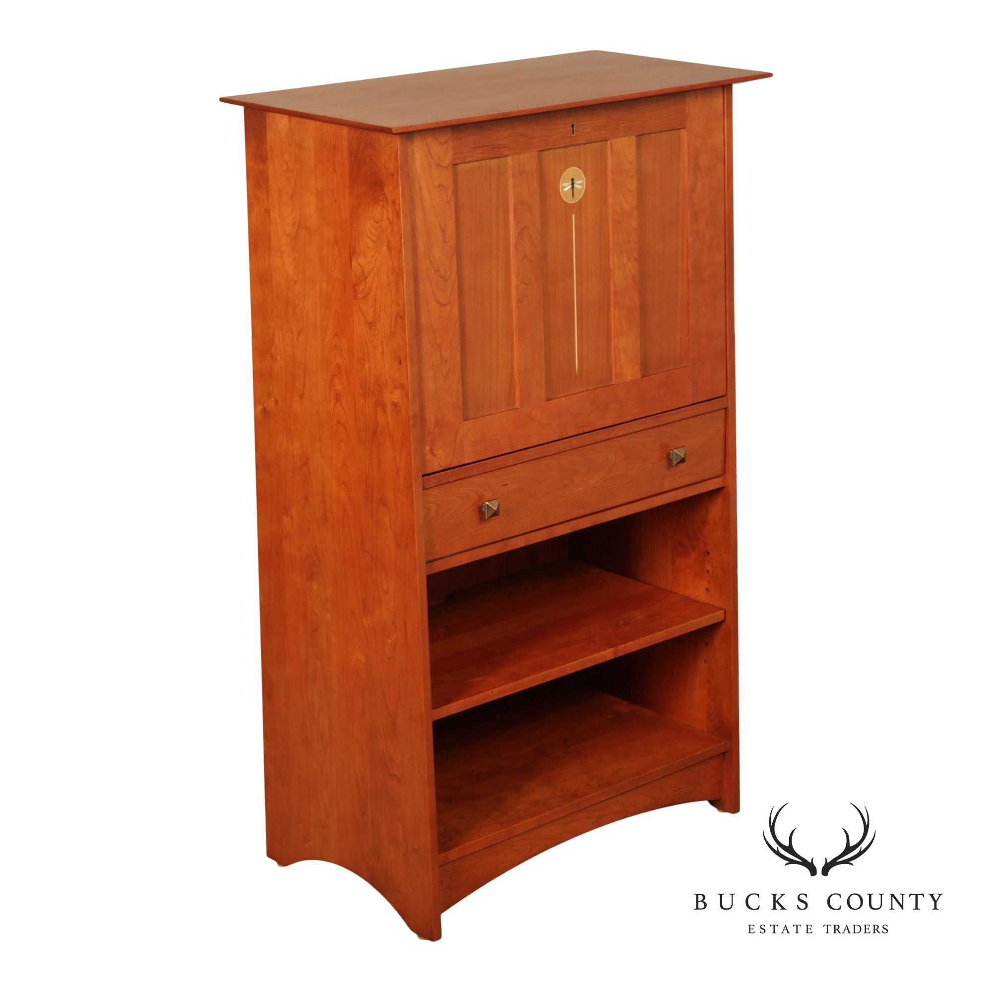 Stickley 2018 Collector Edition Cherry Dragonfly Desk