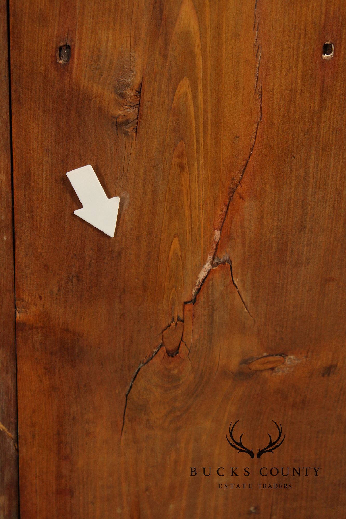 Antique American Primitive Pine Pantry Cupboard