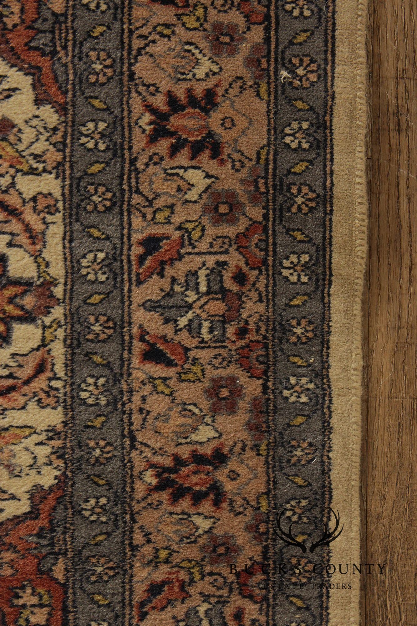 Persian Style Hand-Knotted Wool Area Rug – 2’ x 5’