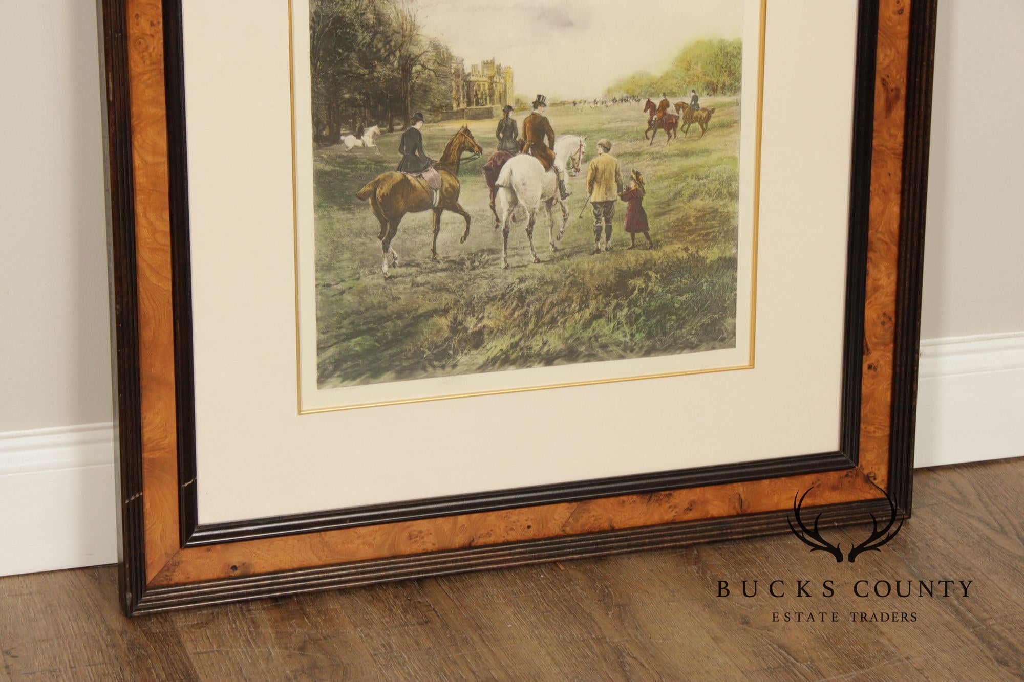 Heywood Hardy Framed Fox Hunt Print, 'Going to the Meet'