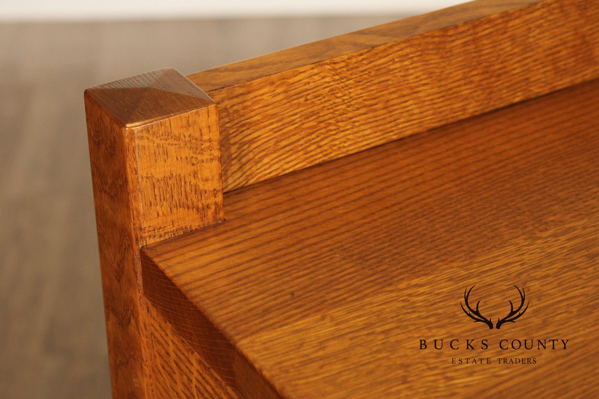 Stickley Mission Collection Oak Tall Chest Of Drawers