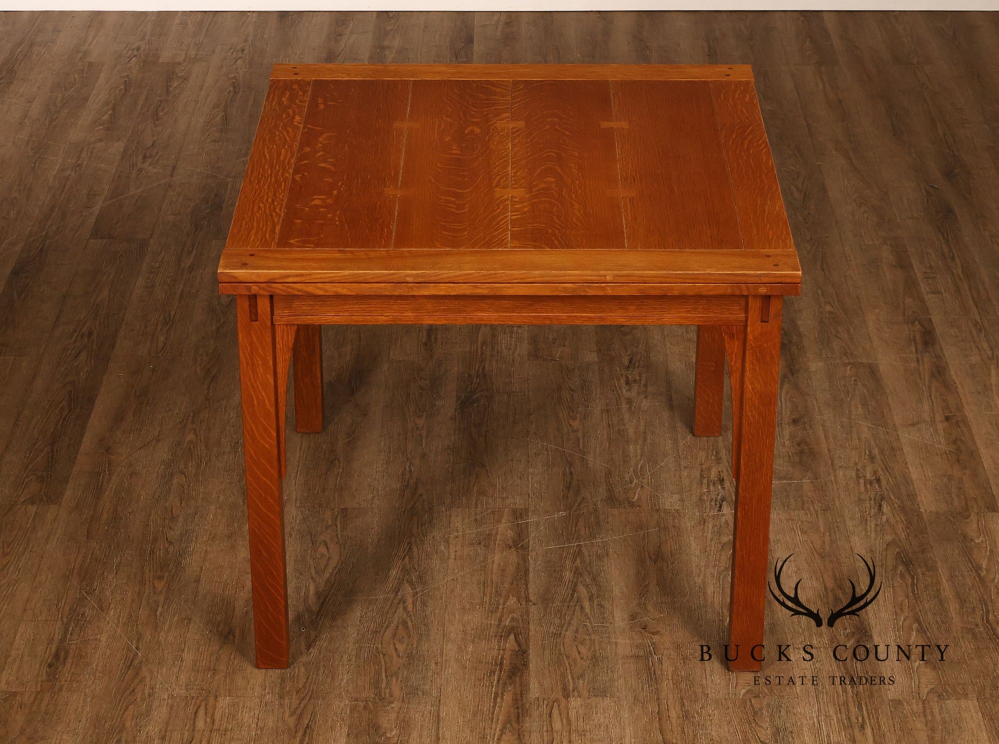 Stickley Mission Collection Oak Flip Top Dining Table