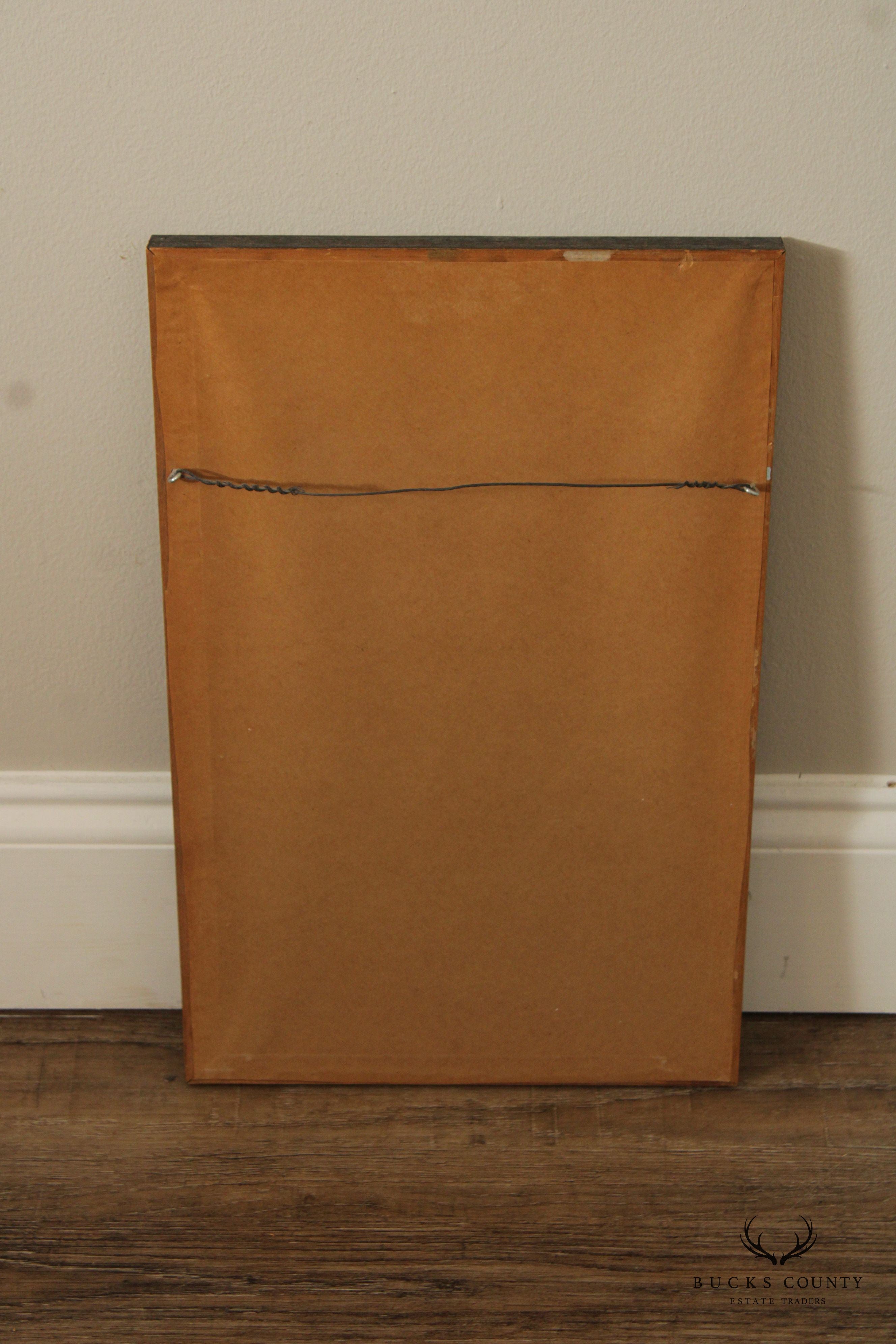 Milia Laufer Impressionist Style Framed Swan Print