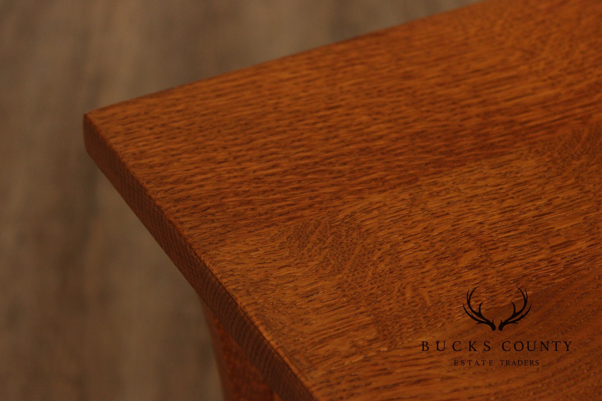 Stickley Mission Collection Oak Spindle Lamp Table