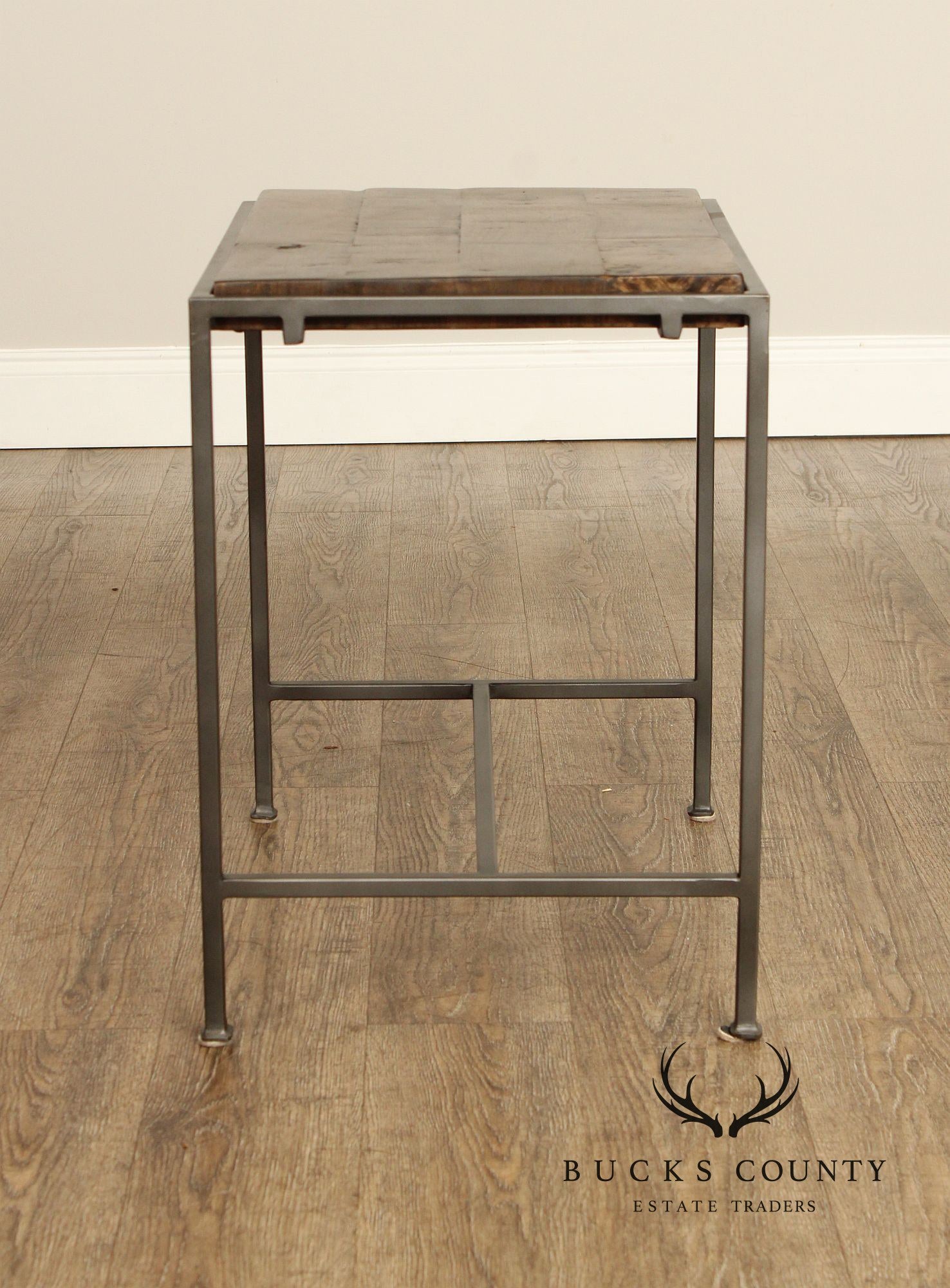 Industrial Style 'Simien' Iron End Table