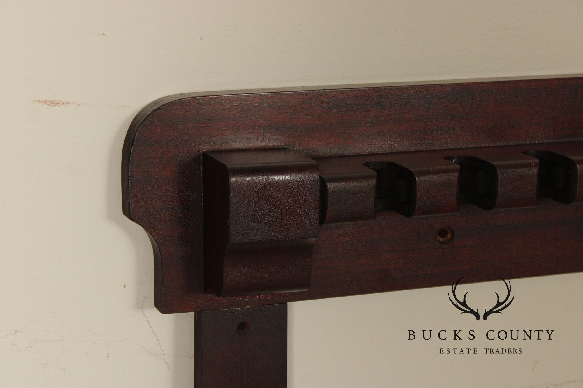 Antique Brunswick Balke Collender Company Billiards Cue Rack