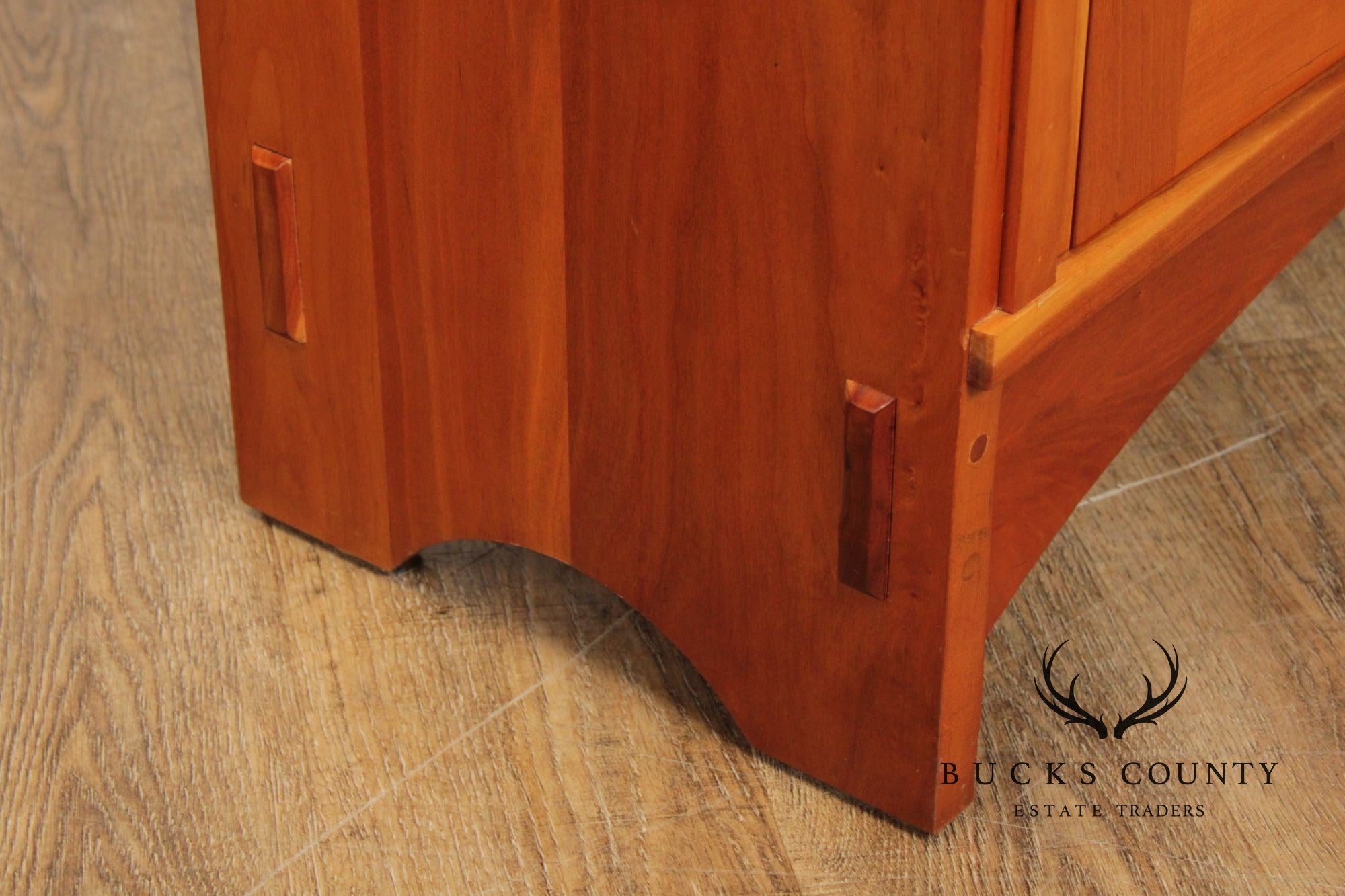 Stickley Mission Collection Cherry Double-Door Bookcase