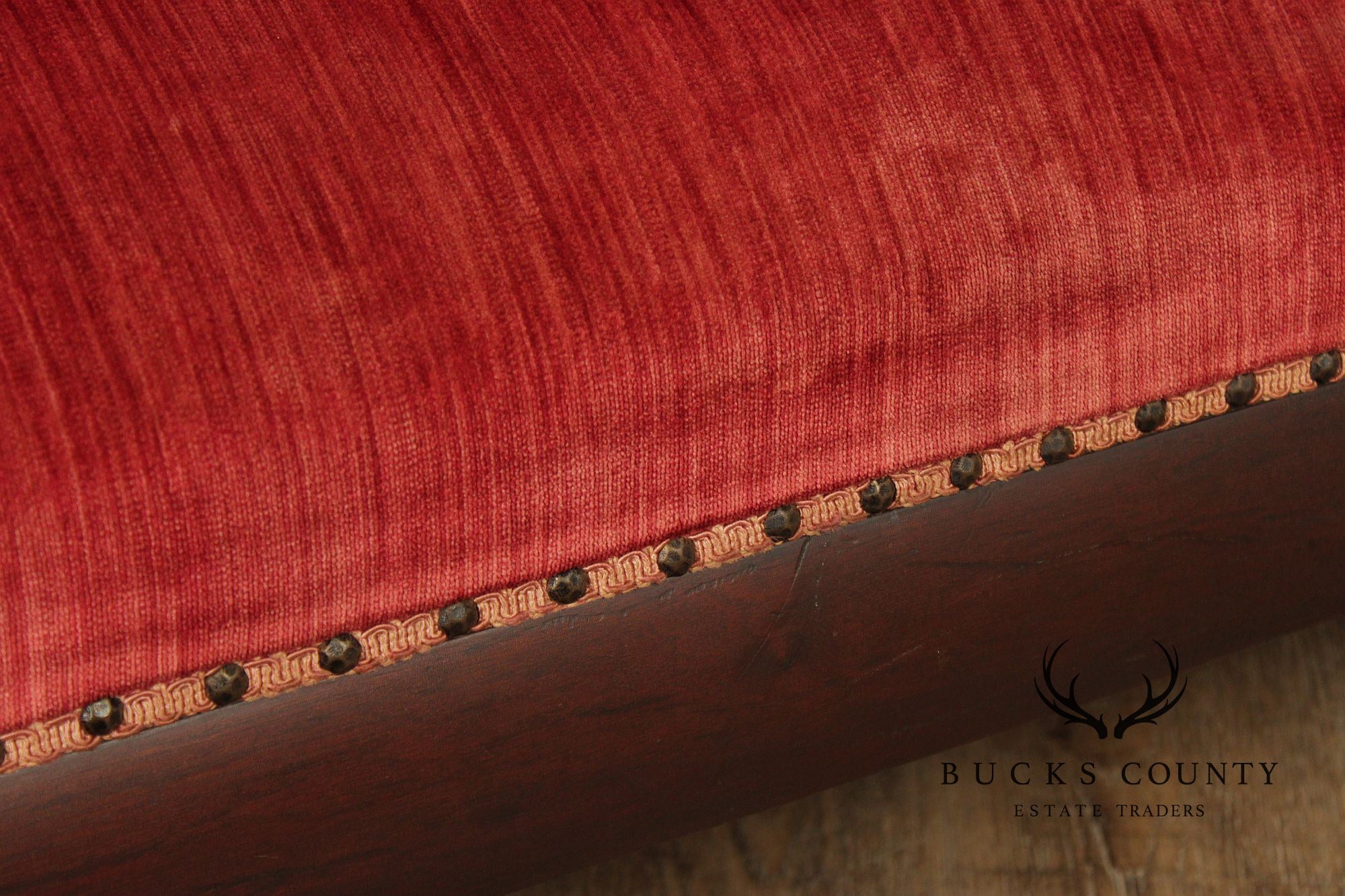 Antique Empire Carved Mahogany Swan Sofa