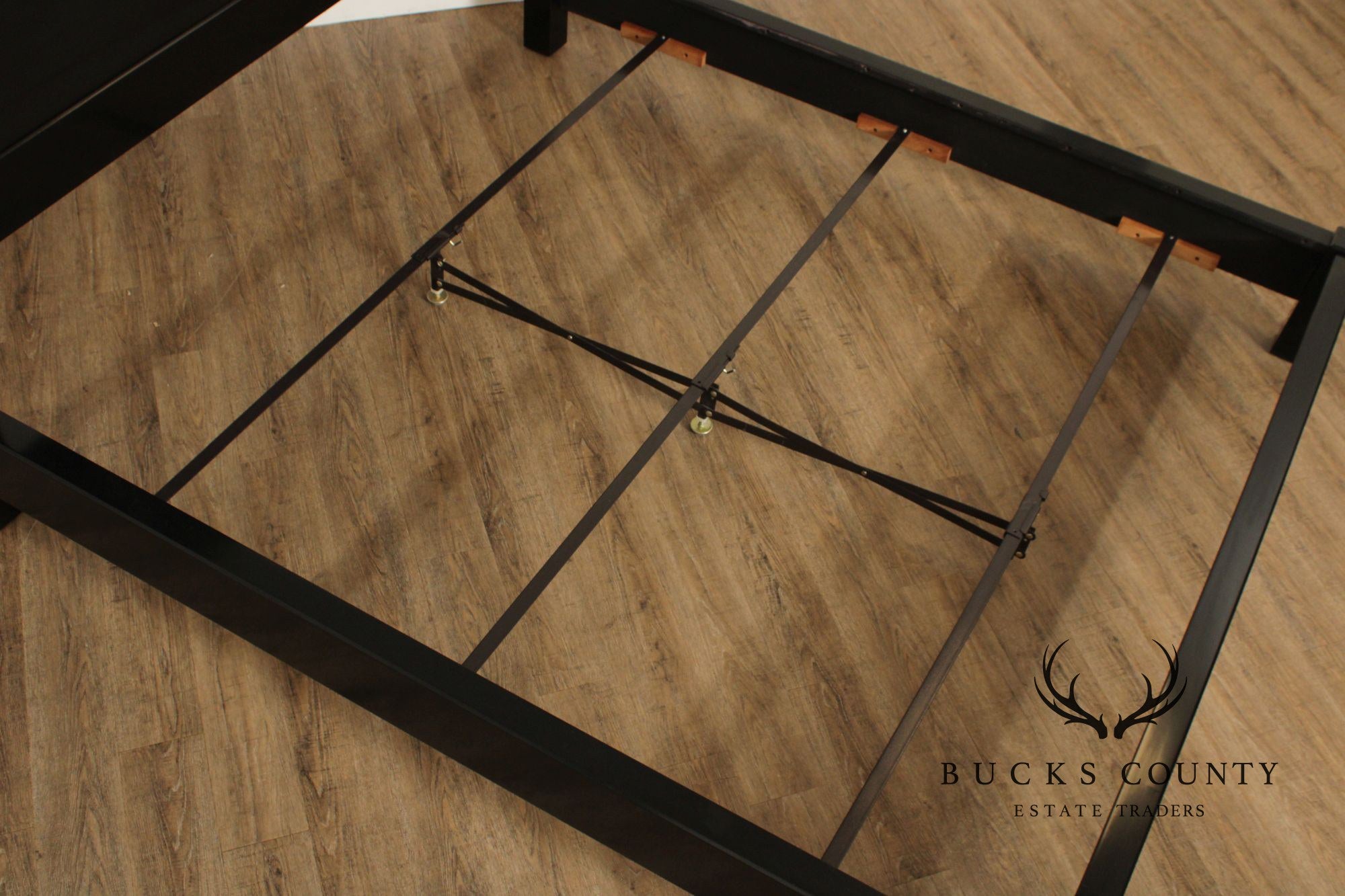 Stickley John Widdicomb Collection Ebonized King Panel Bed