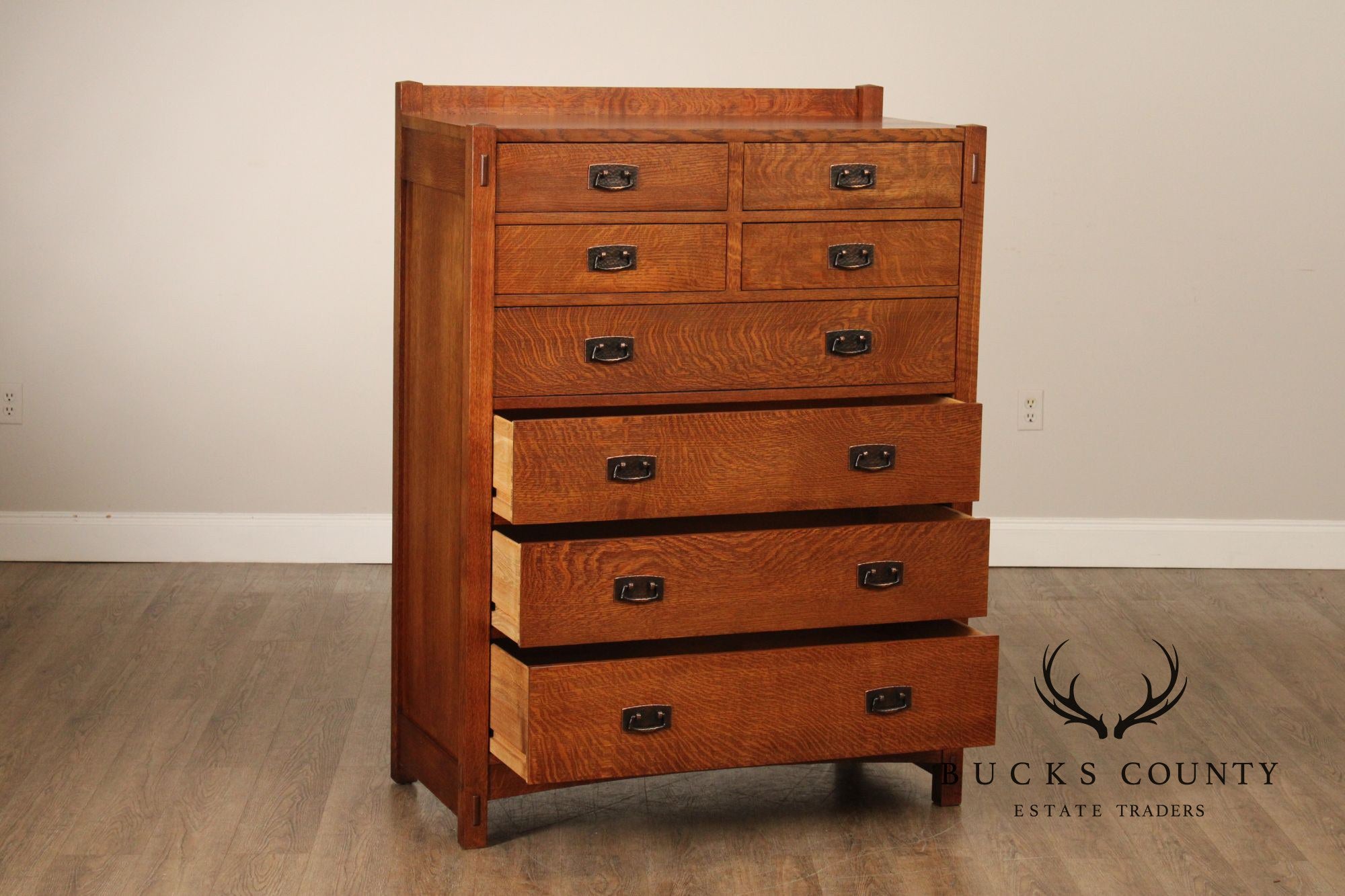 Stickley Mission Collection Oak High Chest