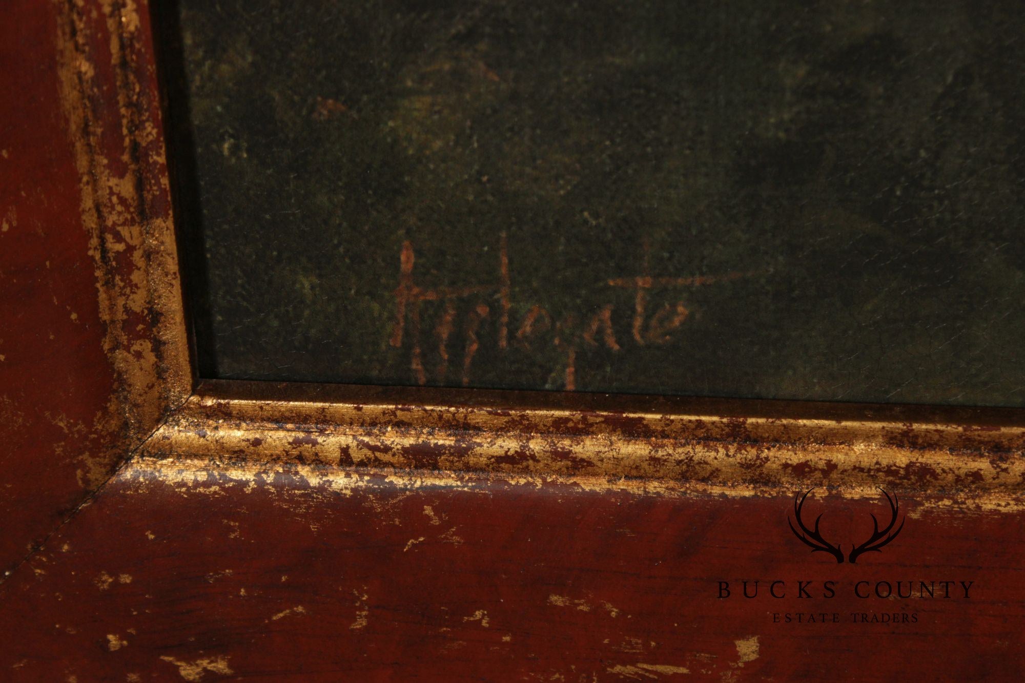 Barbara Applegate Impressionist Style Framed Print on Board, 'On Sea Street'