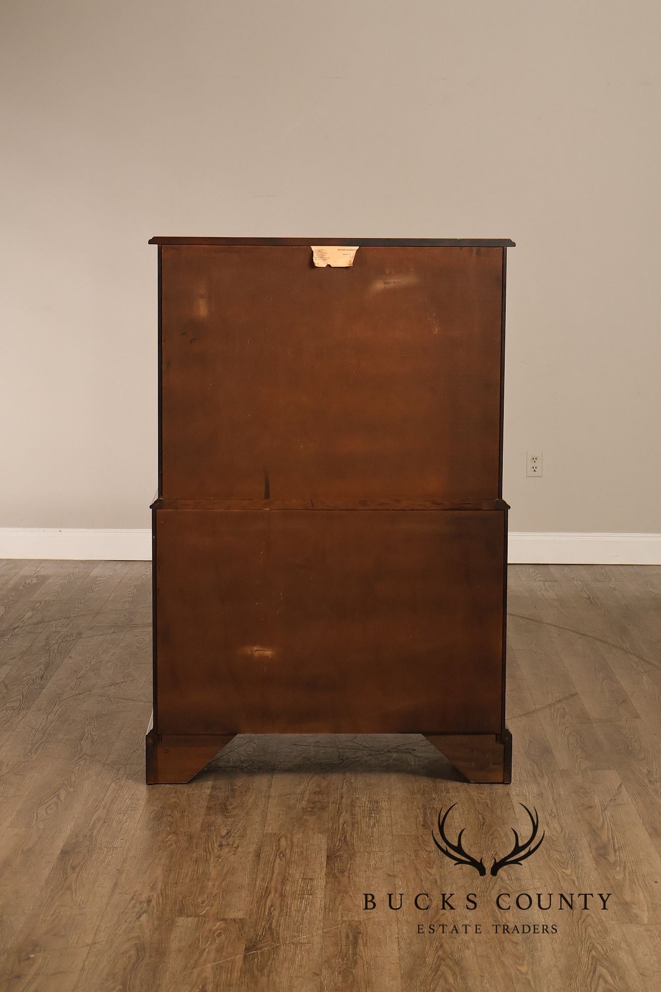 Henkel Harris Chippendale Style Vintage Mahogany Tall Chest