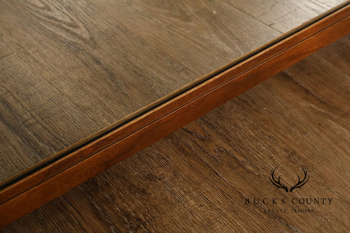 Lane Mid Century Modern Walnut Wall Mirror