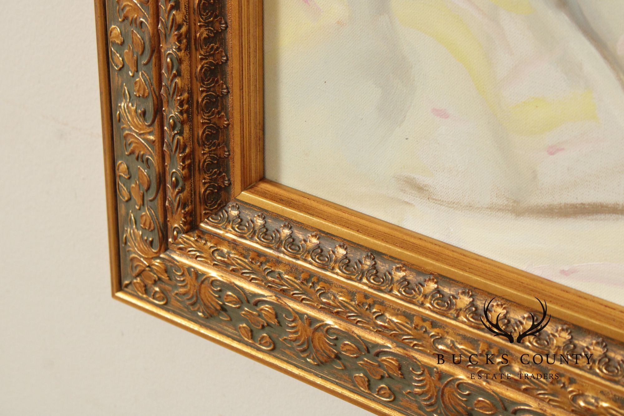 Italian Floral Still-Life Oil Painting, Artist Signed