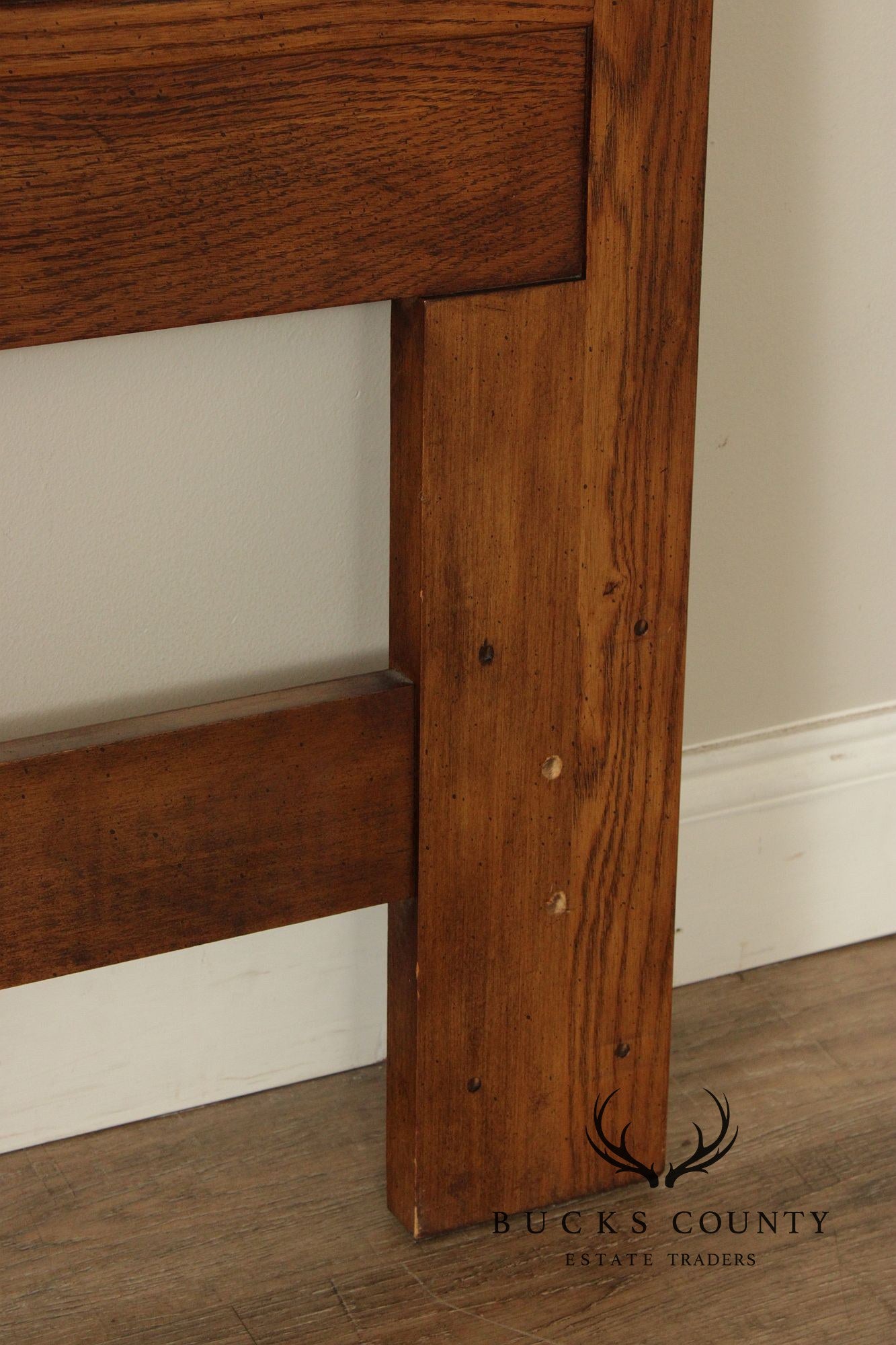 Henredon Artefacts Oak Lattice King Size Headboard