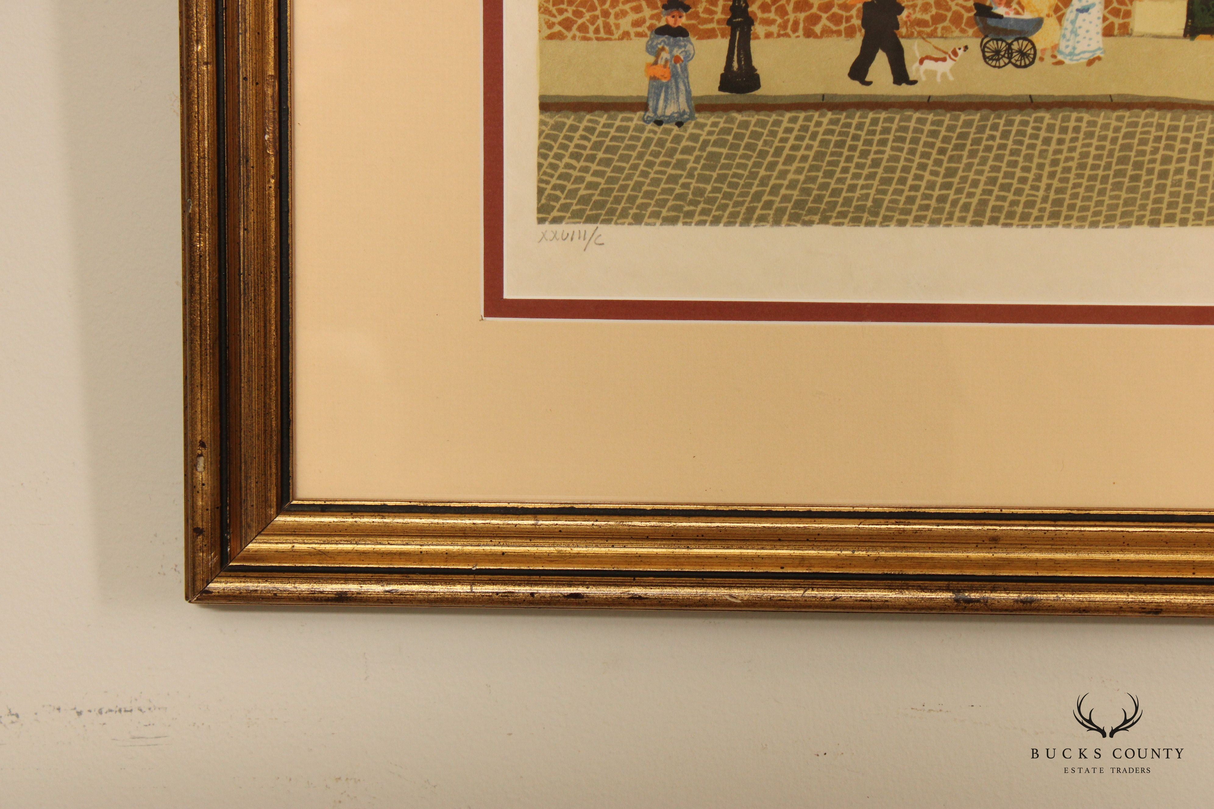 Michel Delacroix 'Bonjour Mr. Rousseau' Framed Limited Edition Print