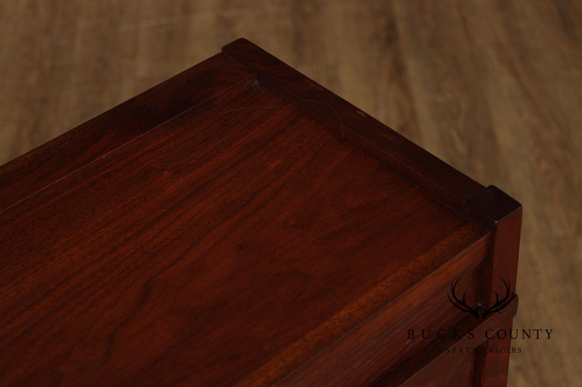 Globe Wernicke Antique Walnut Two-Section Barrister Bookcase