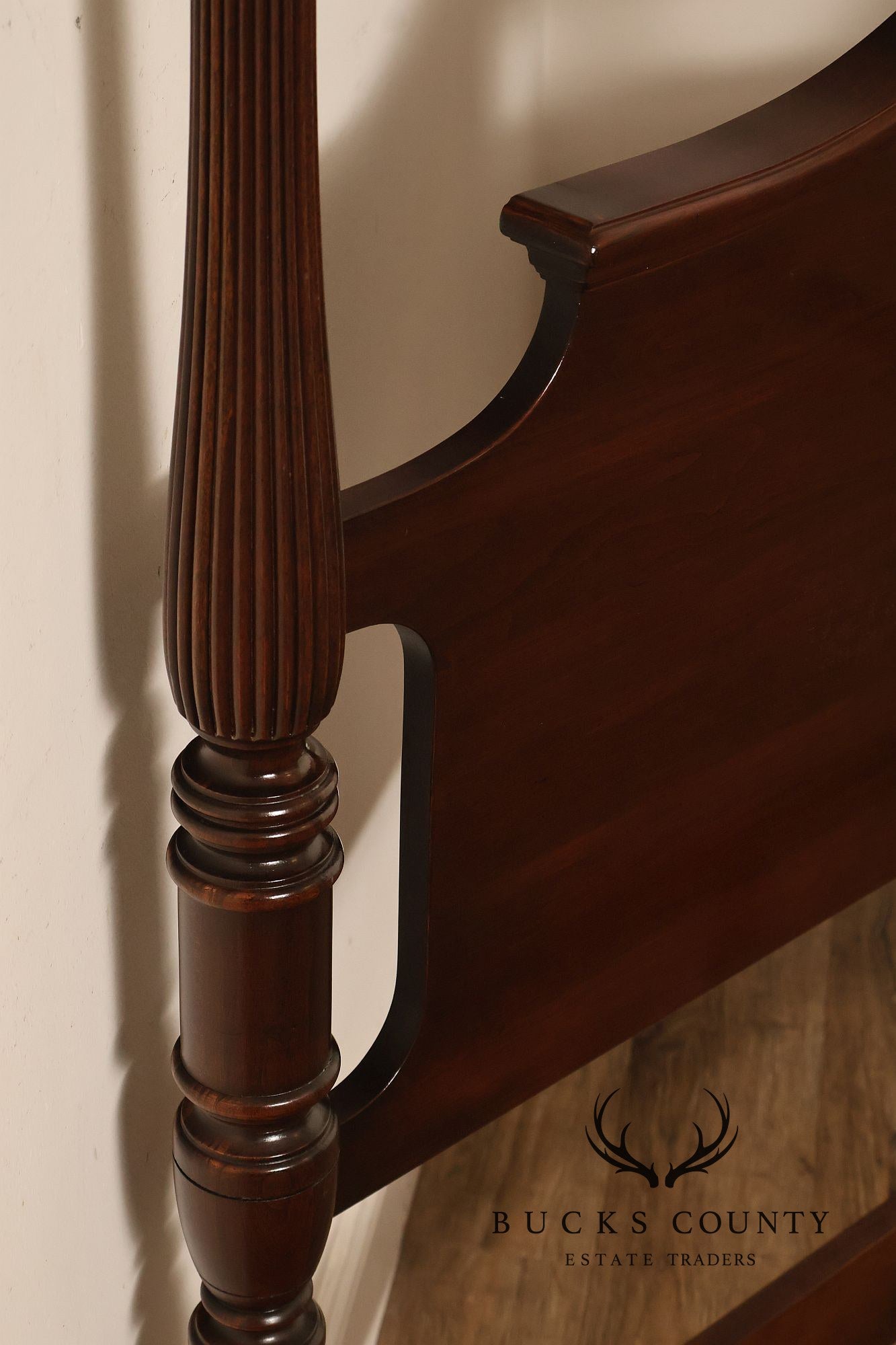 Ethan Allen 'Georgian Court' Queen Cherry Poster Bed