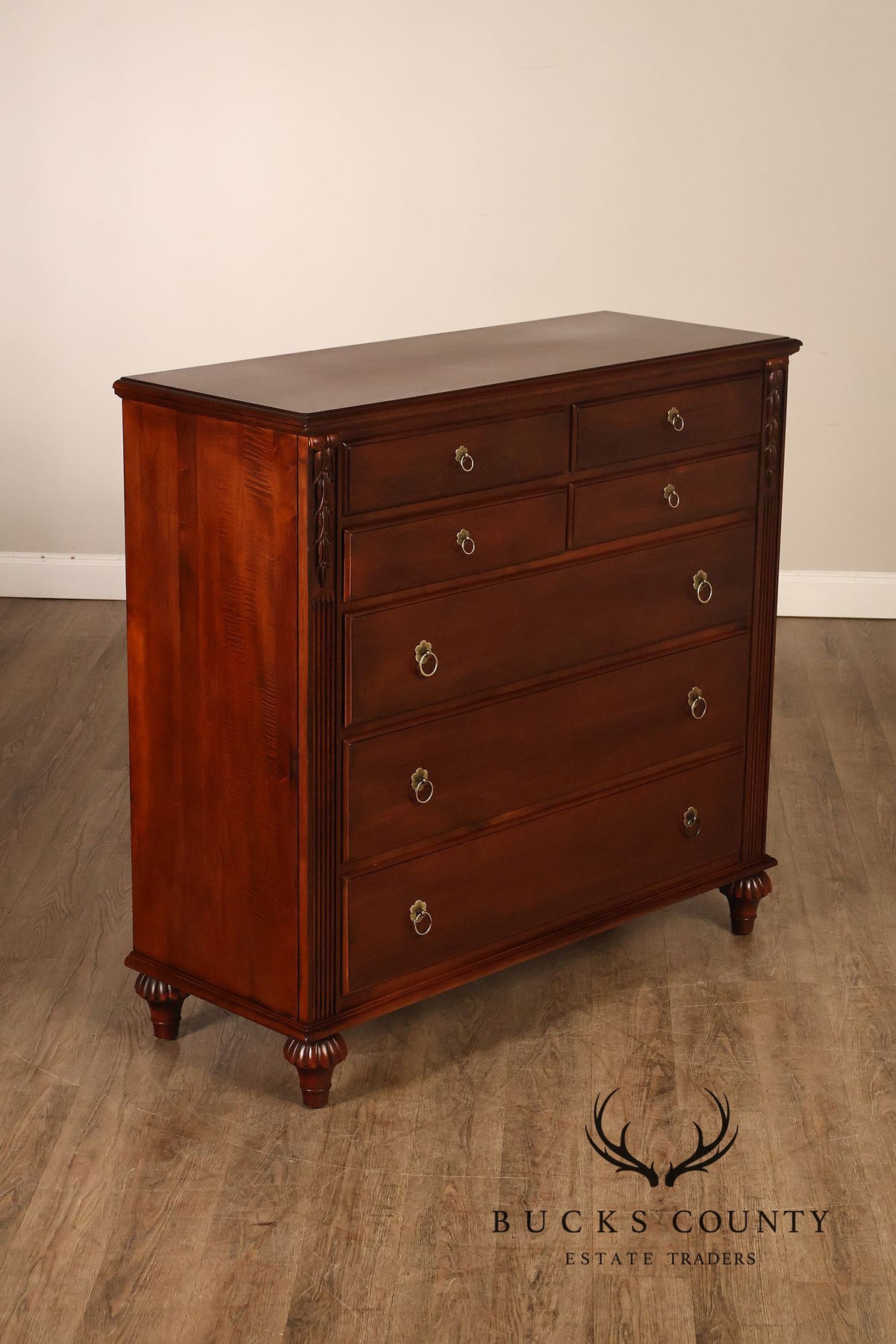 Ethan Allen British Classics Collection "Dawson" Maple And Birch Dresser