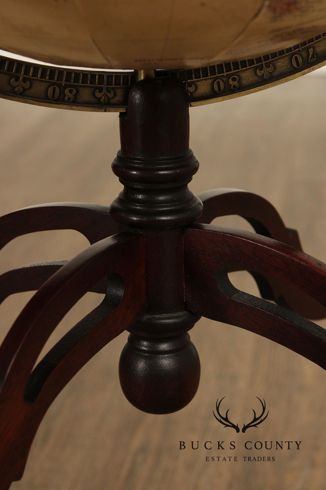 Replogle Standing Floor Globe in Mahogany Stand