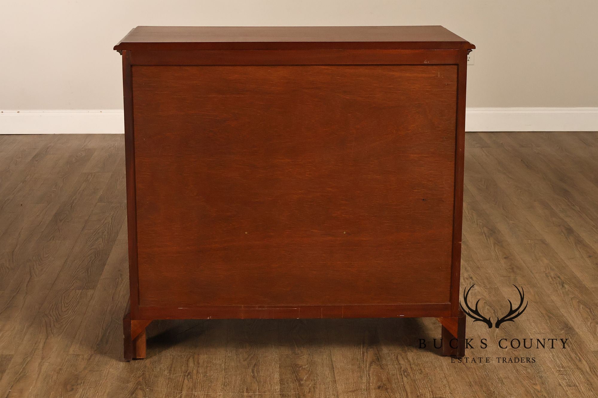 Custom Made 4 Drawer Mahogany Chippendale Style Chest of Drawers