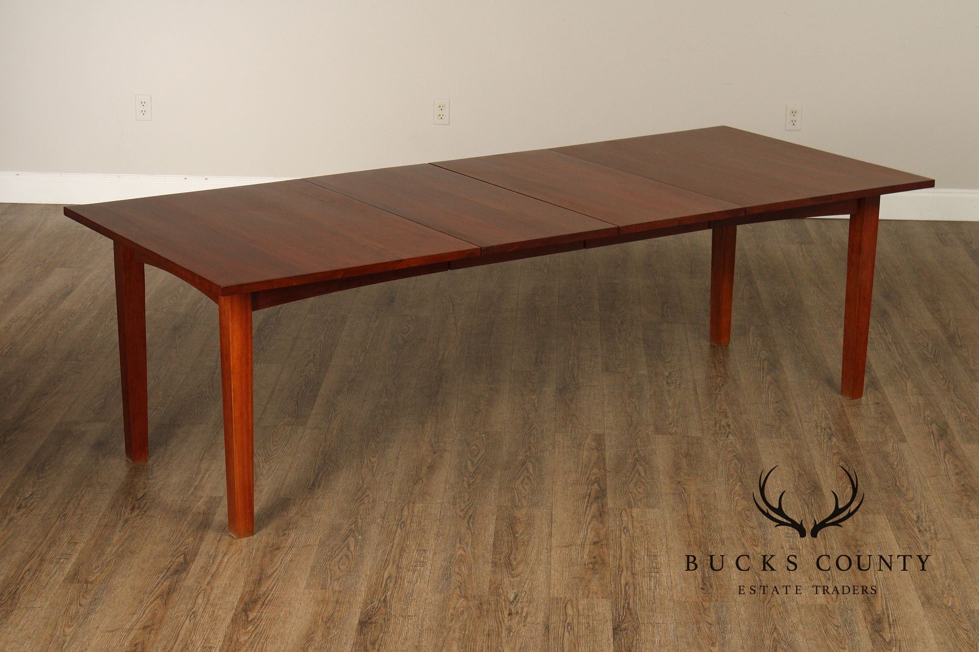 Vermont Furniture Cherry Extension Dining Table With Two Leaves