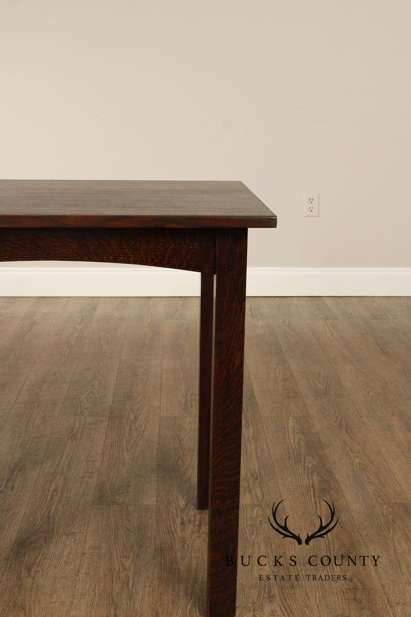 Stickley Mission Style Oak Side Or Writing Table