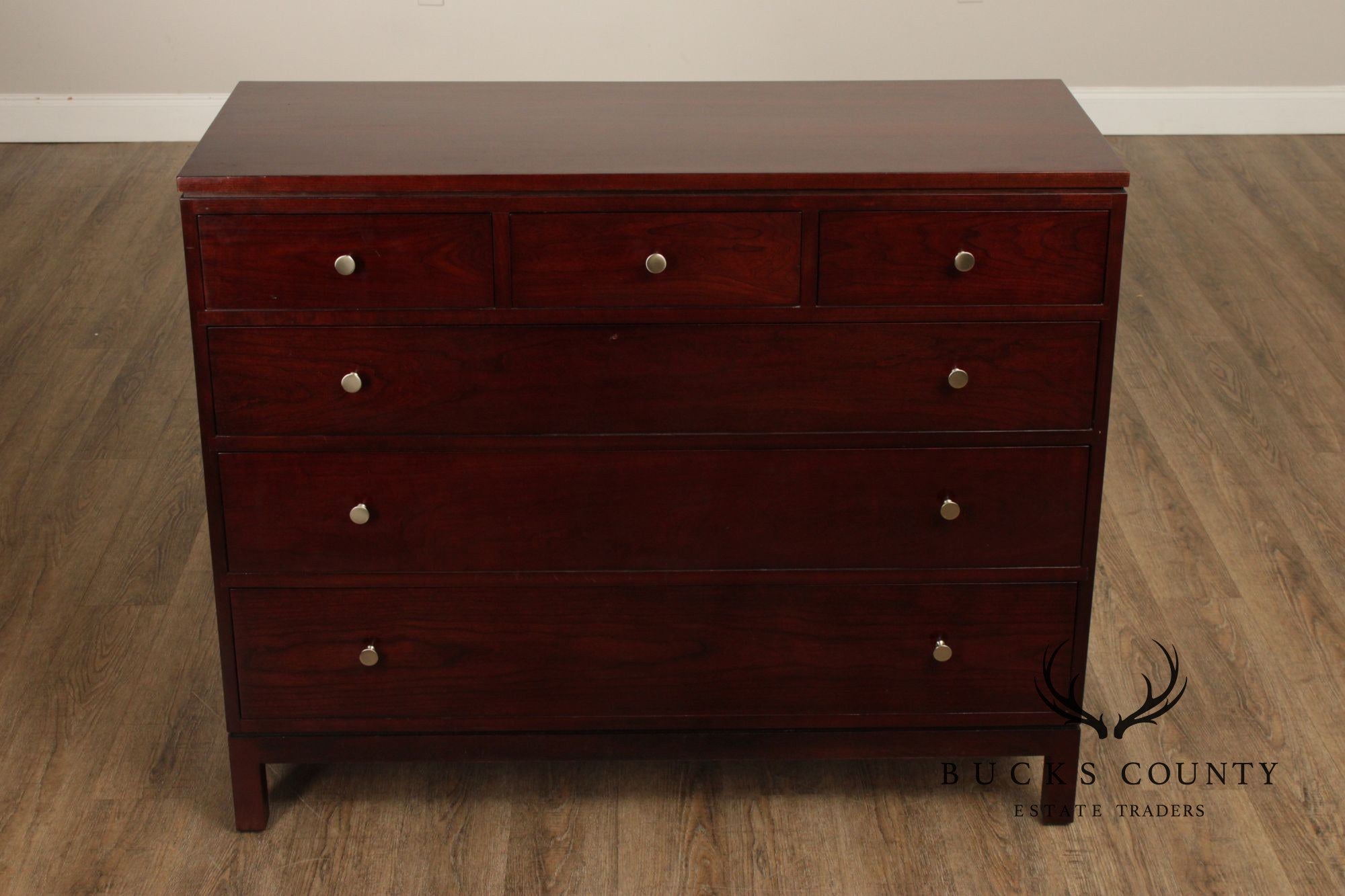 Stickley Metropolitan Collection Pair of Cherry Single Dressers