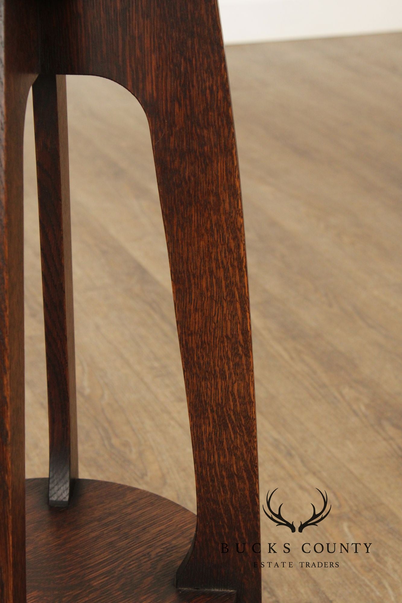 Warren Hile Studio Custom Crafted Mission Oak Fern Stand