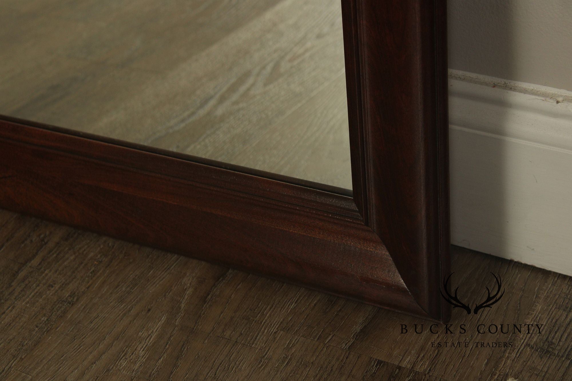 Vintage Cherry Ogee Frame Wall Mirror