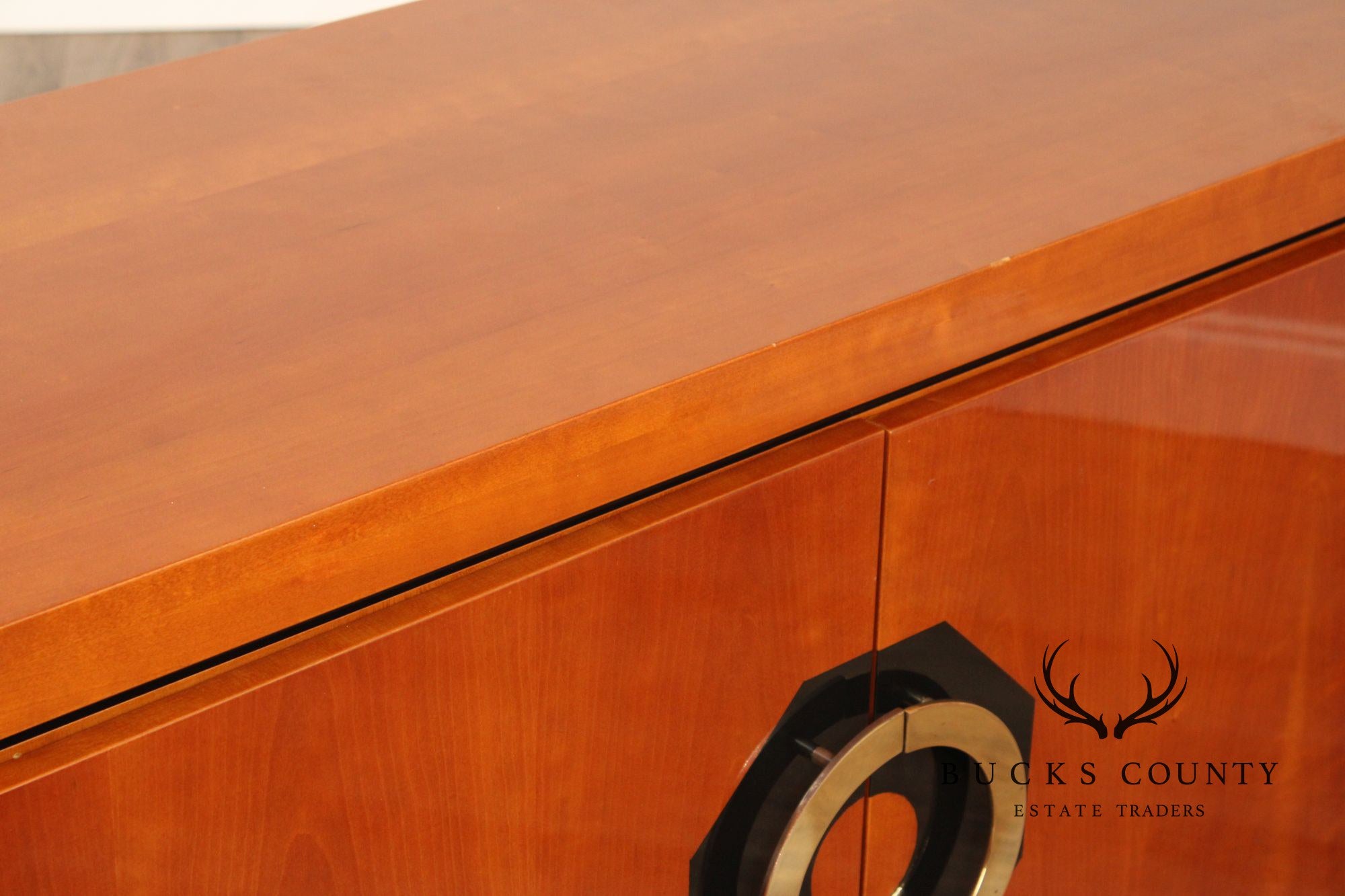 Postmodern Custom Quality Cherry Credenza Sideboard