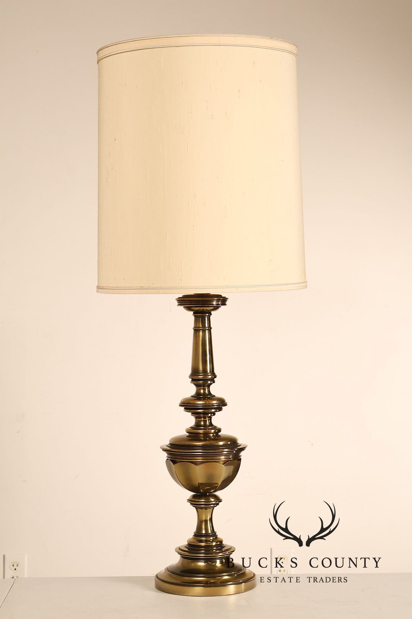 Stiffel Vintage Pair of Brass Table Lamps