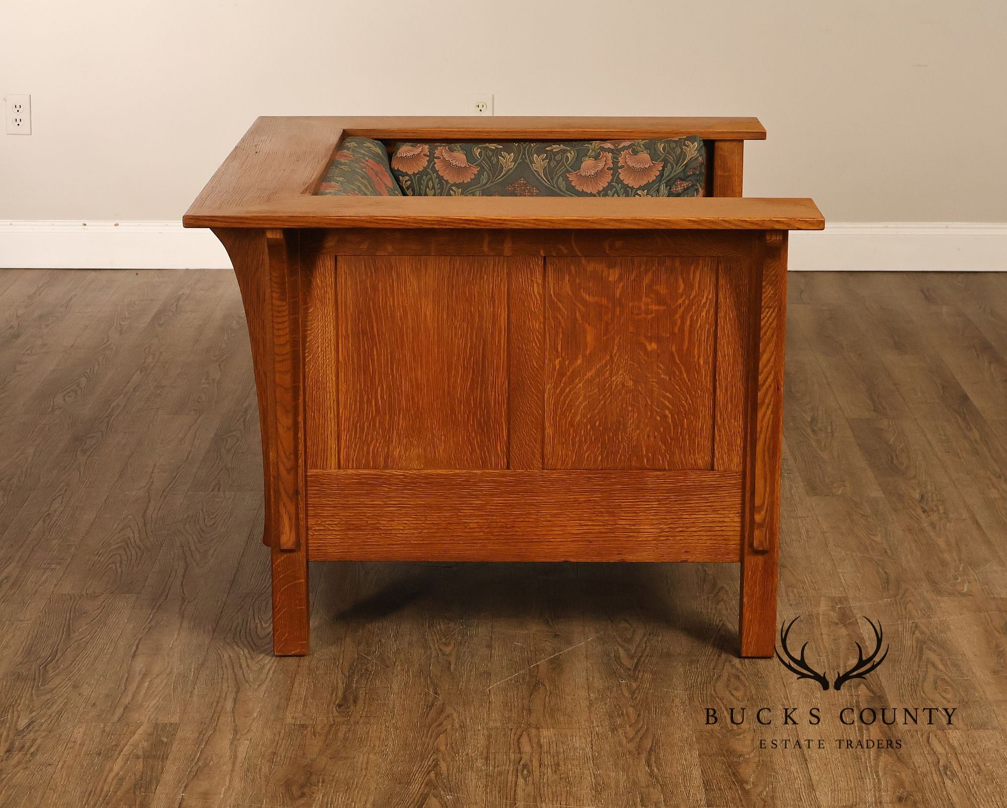 Stickley Mission Collection Pair of Oak Prairie Chairs