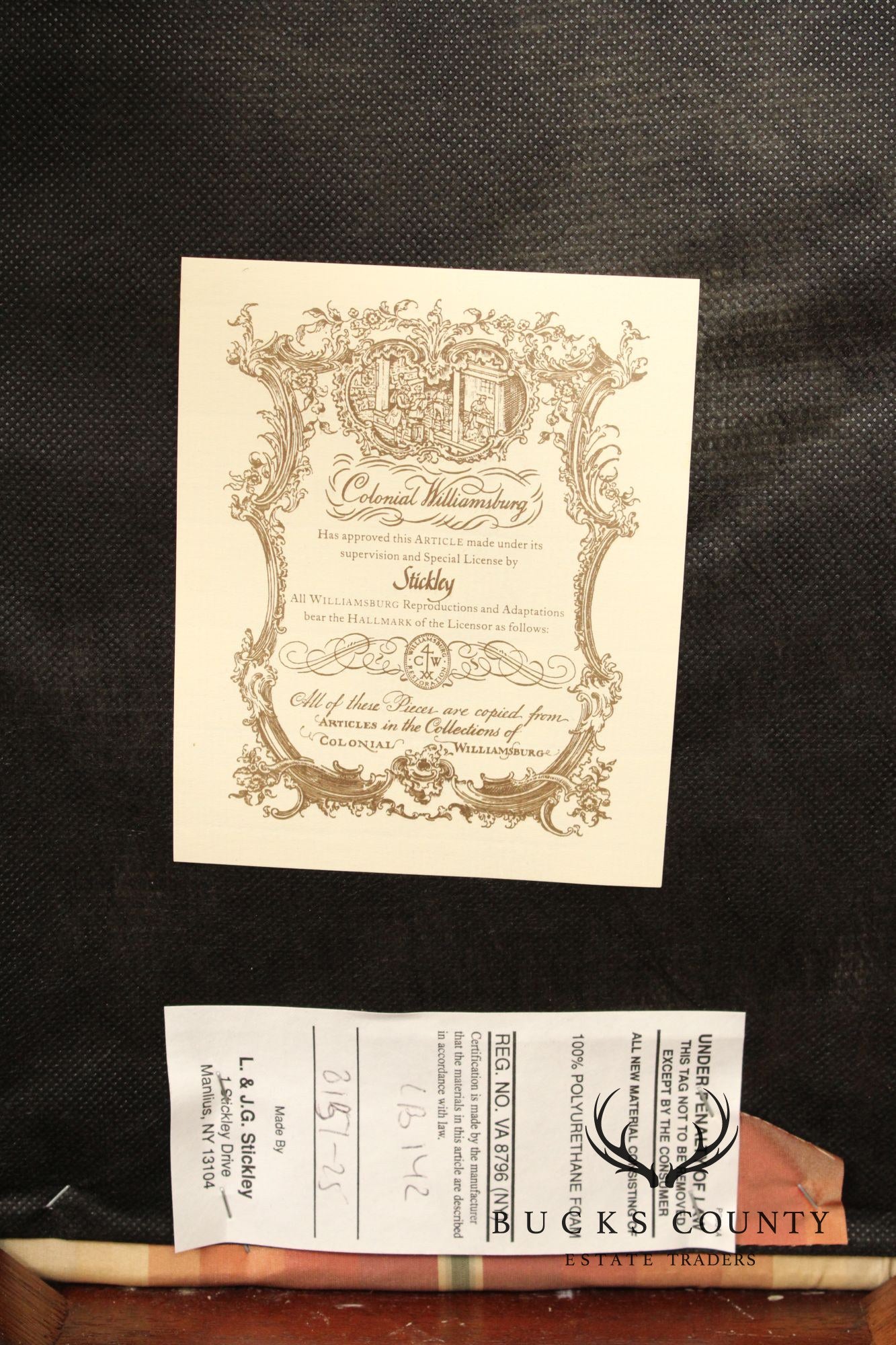 Stickley Williamsburg Reserve Set Of Four Mahogany Queen Anne Side Dining Chairs